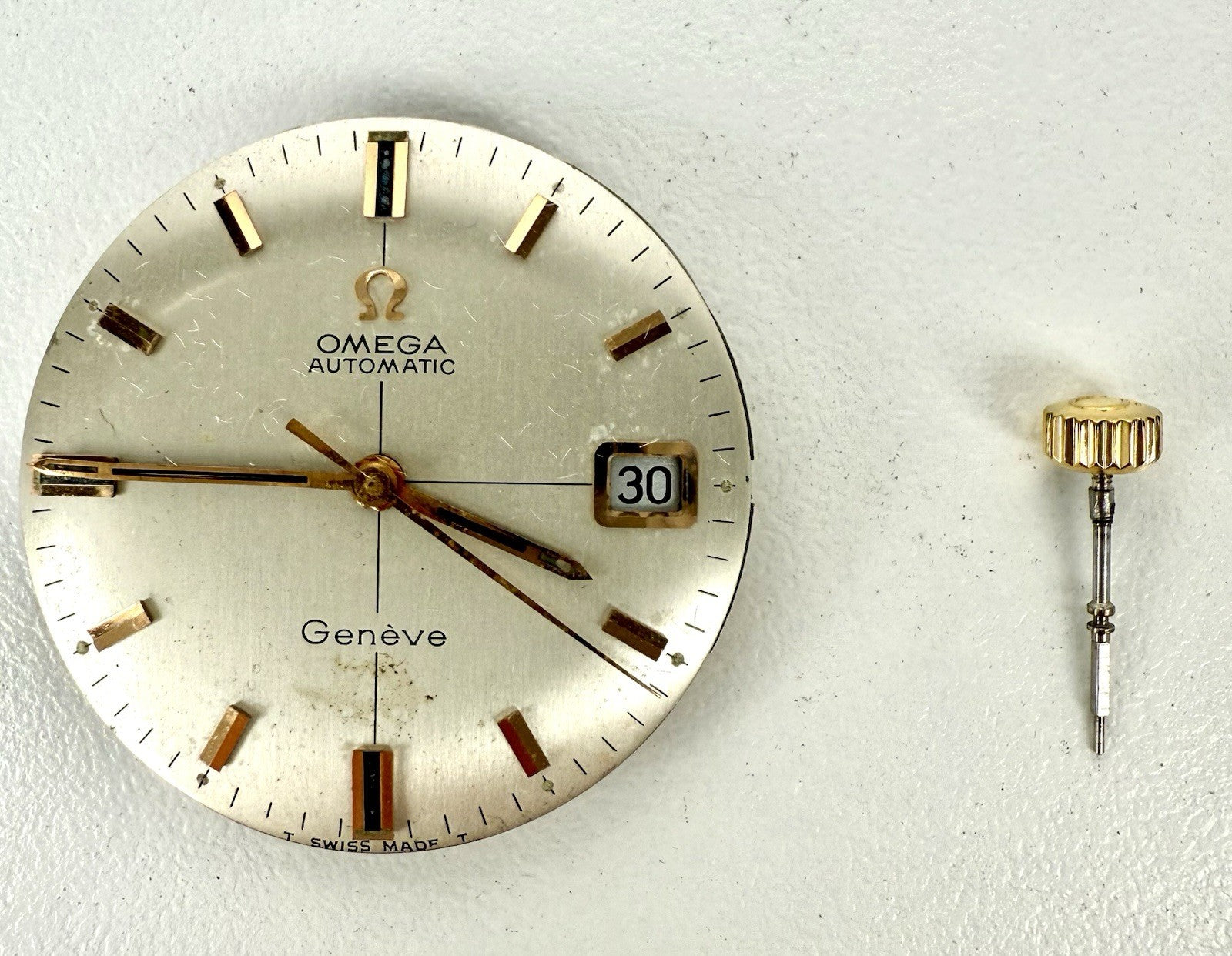 Omega 565 Watch Automatic Movement Good Balance Watchmakers Spare Parts