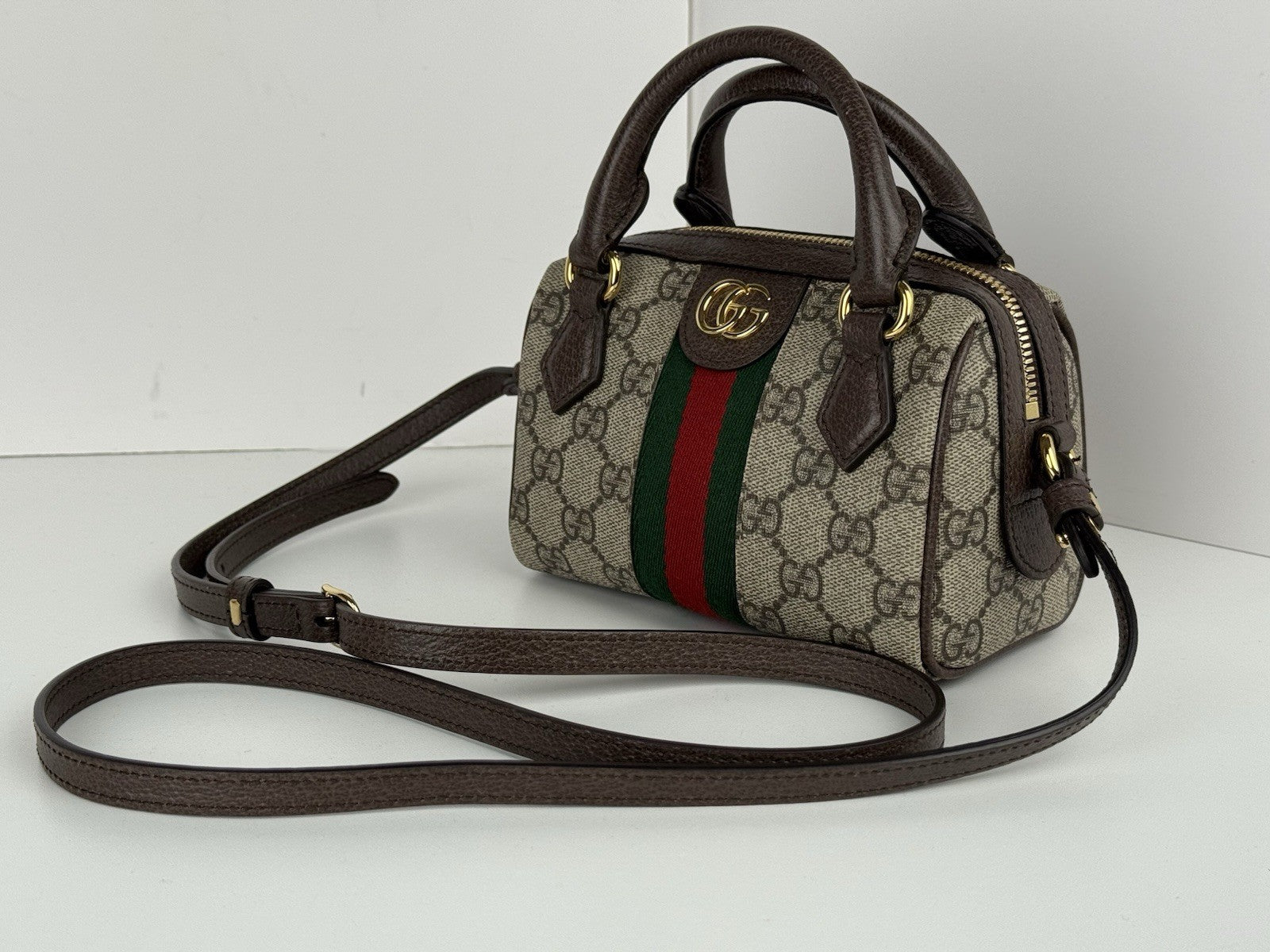 Gucci Ophidia Top Handle Mini Women's Shoulder Bag