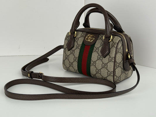Gucci Ophidia Top Handle Mini Women's Shoulder Bag