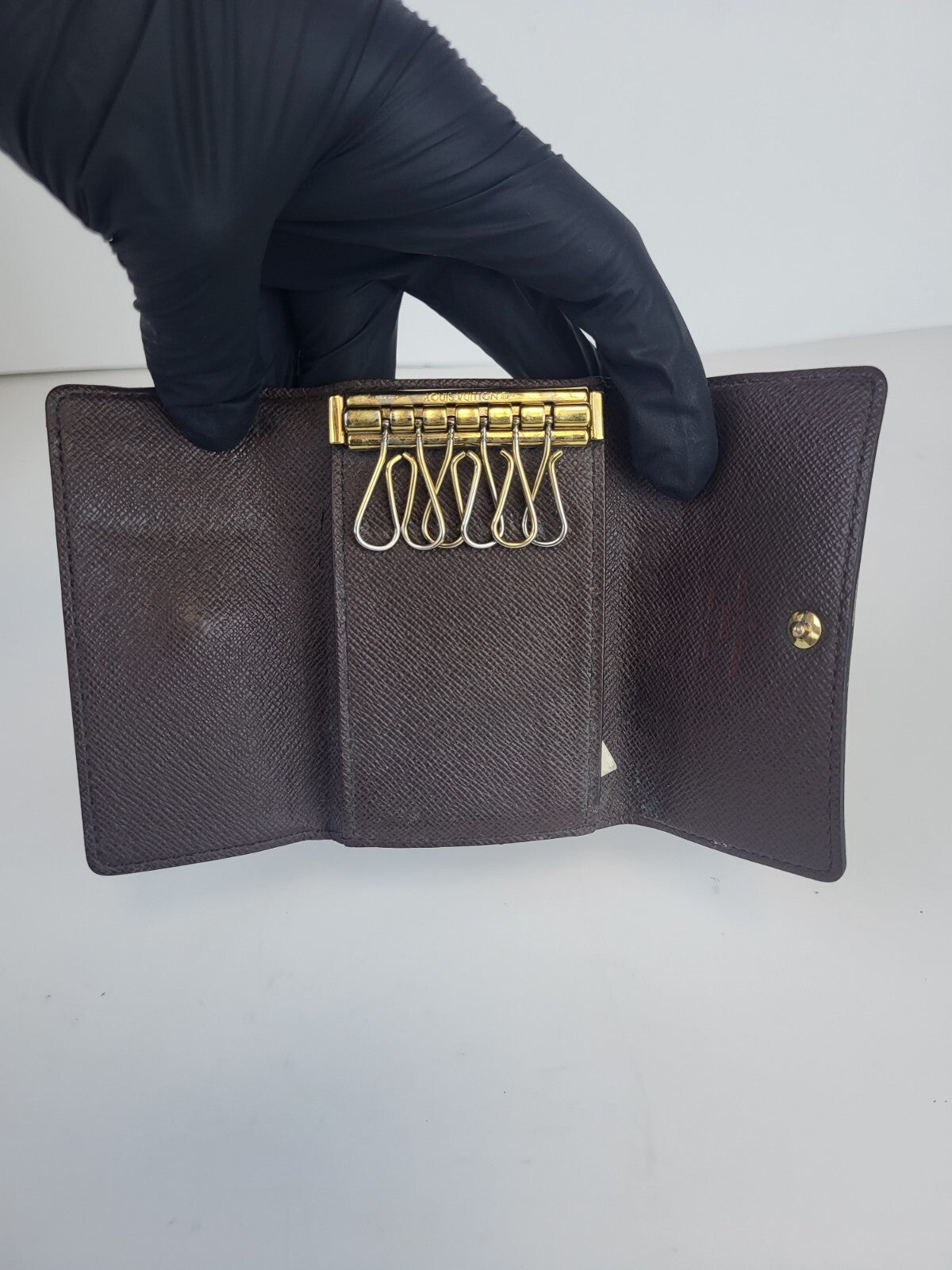 Louis Vuitton Damier Multicles 6 Key Canvas Case Small 
