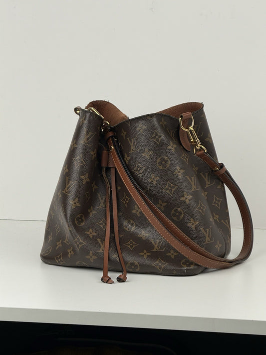 Louis Vuitton NeoNoe Shoulder Bag Brown Canvas