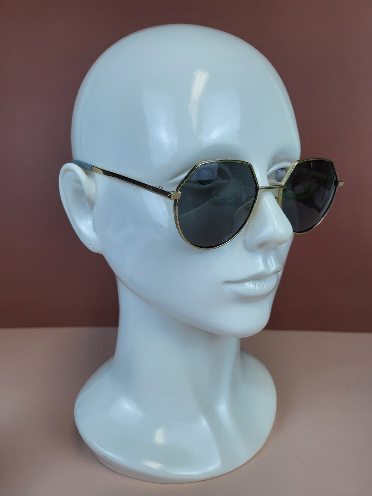Fendi Prescription Glasses Frame Gold FF MM0029/S J5G2Y 54*20 For Women