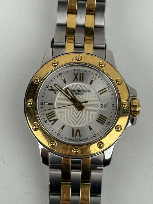 Raymond Weil Tango Steel And Gold Tone Quartz Ladies Watch 5399