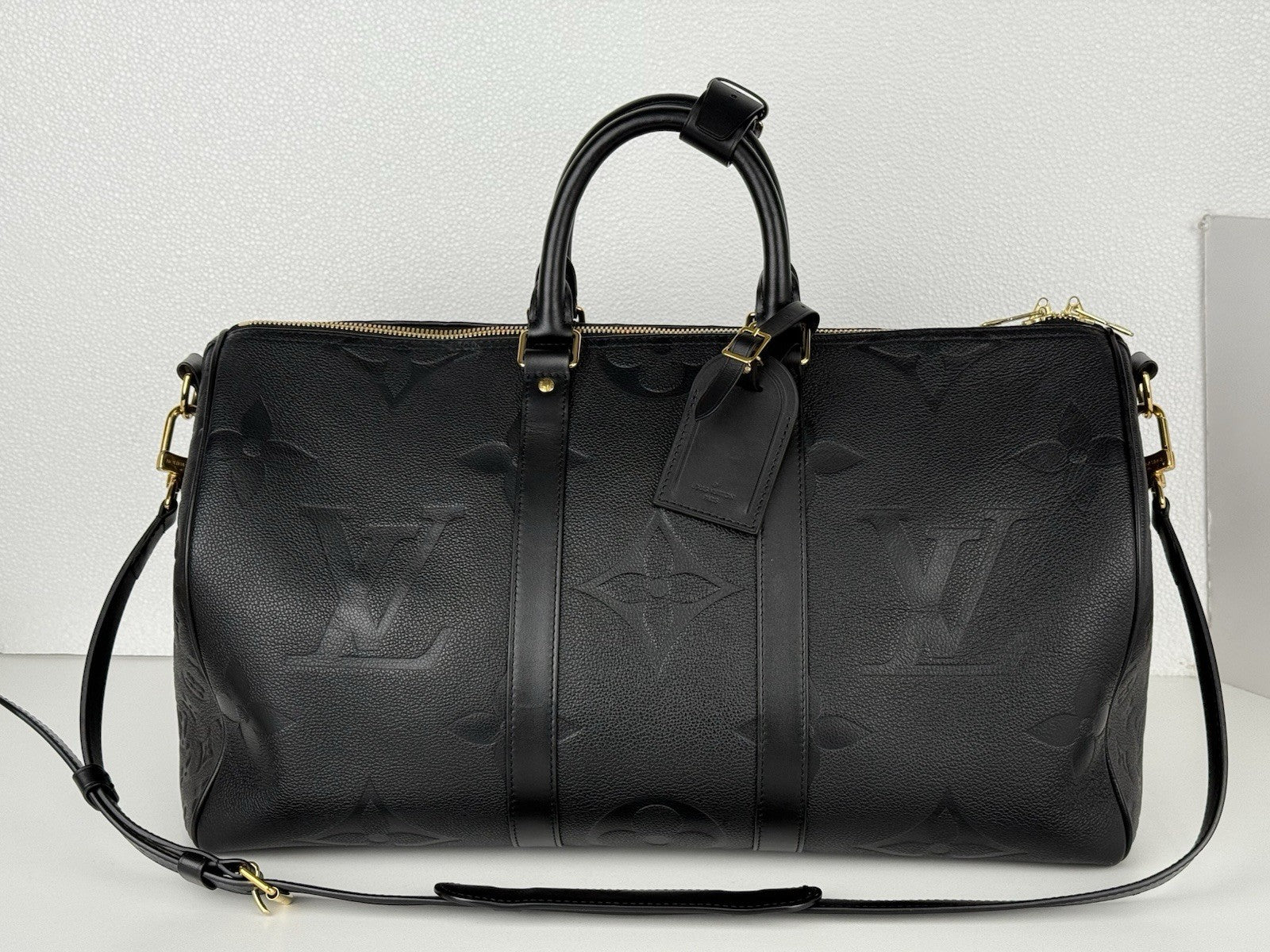 LOUIS VUITTON Monogram Amplant Keepall Bandouliere 45cm