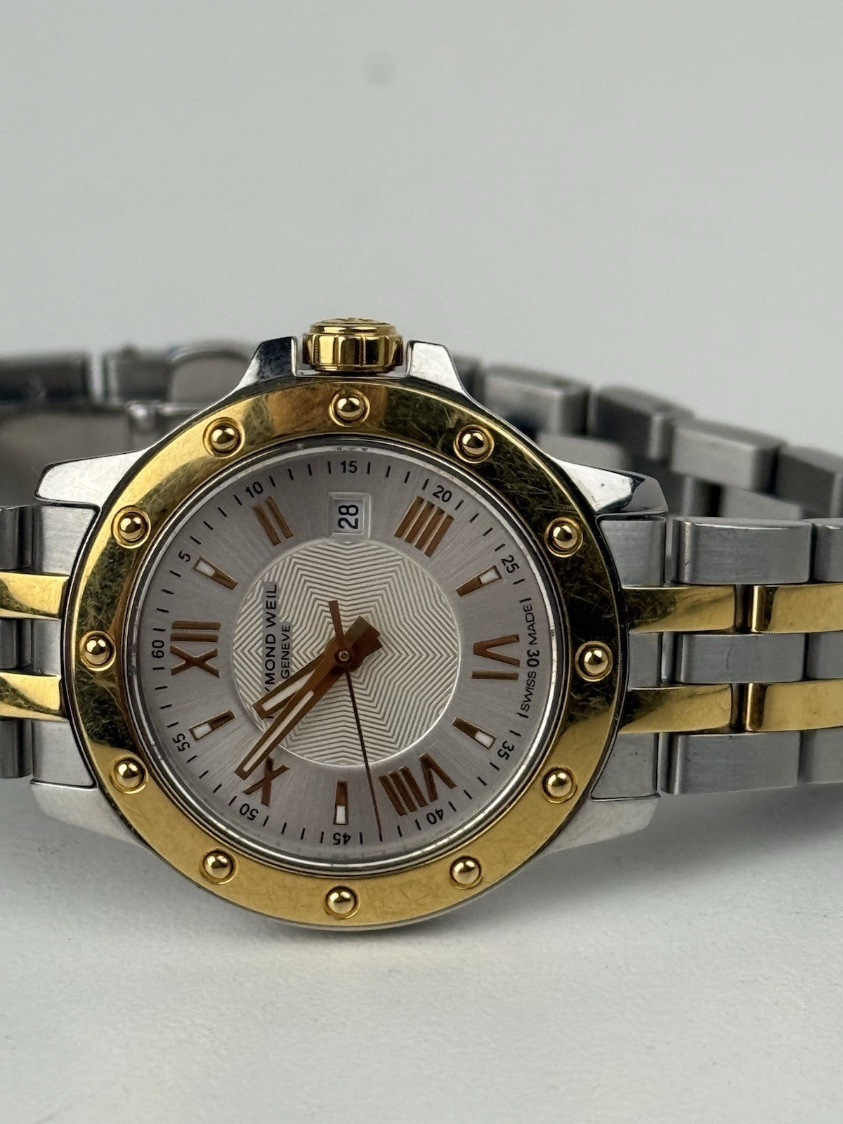 Raymond Weil Tango Steel And Gold Tone Quartz Ladies Watch 5399