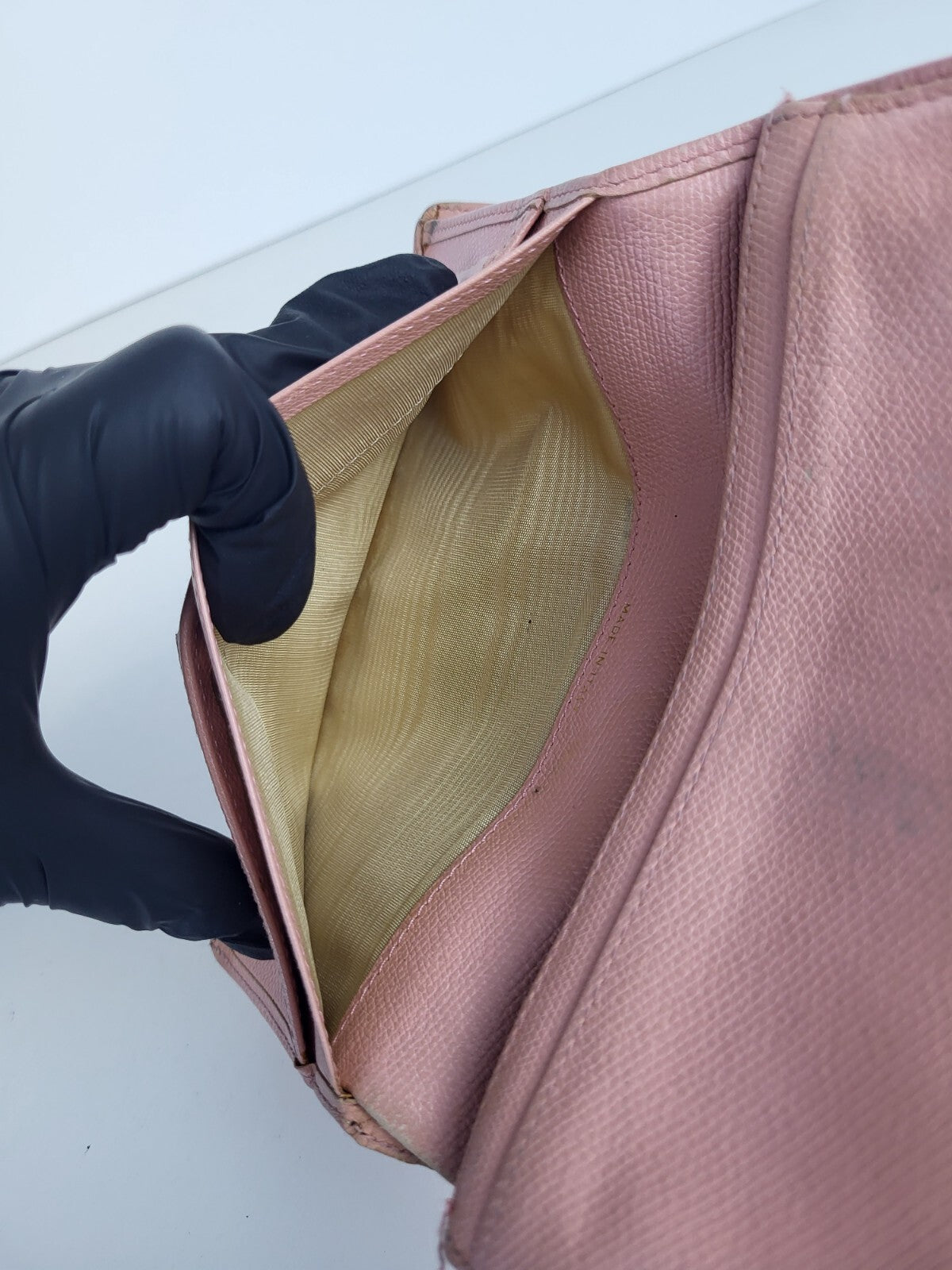 Chanel Vintage Pink Leather Continental Wallet