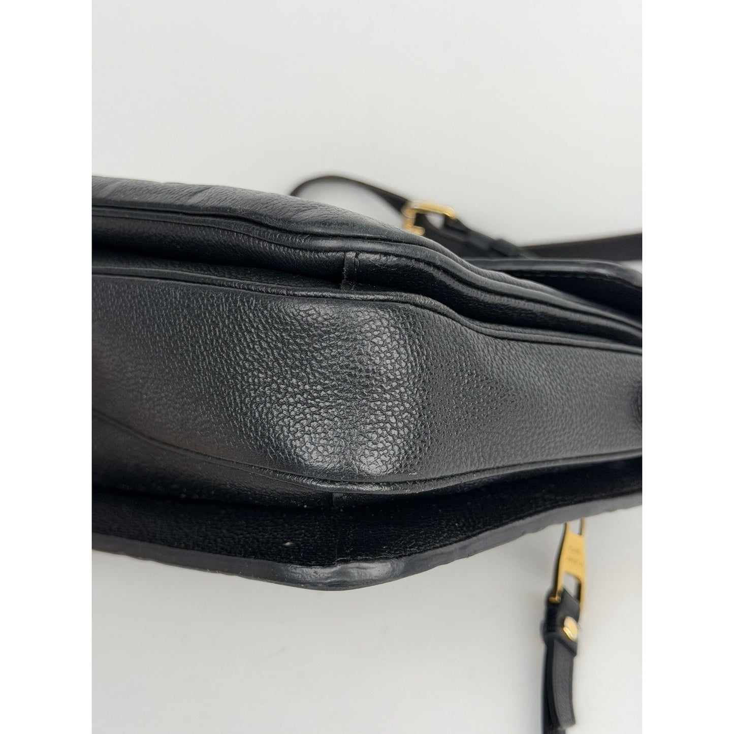 Louis Vuitton Pochette Metis Bag in Black Monogram Empreinte Leather NFC F2