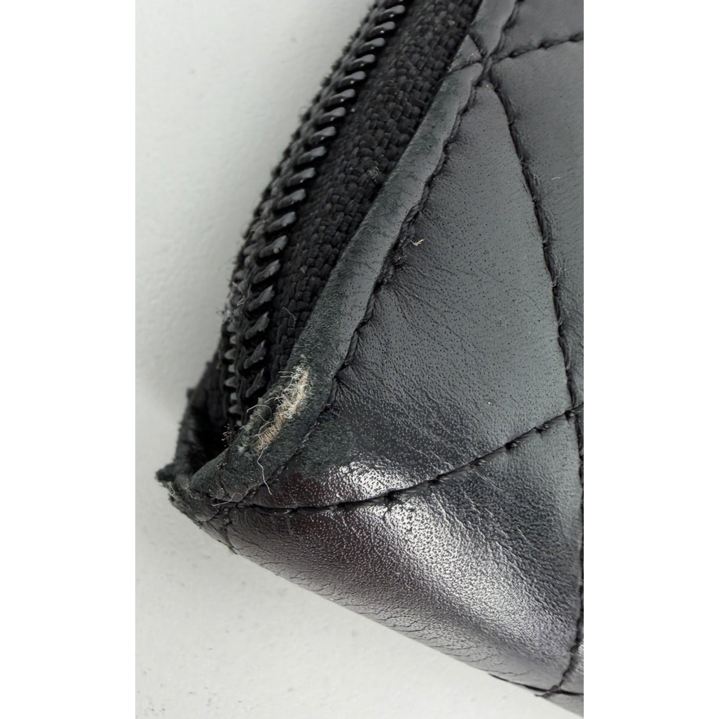 Chanel Cambon Wallet Ligne Quilted Calfskin Leather & Large CC 2009-2010 S15
