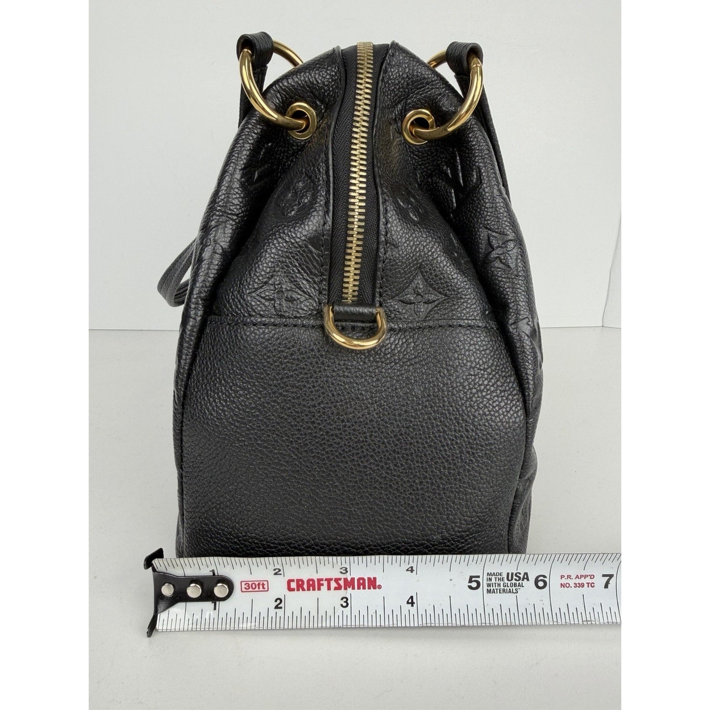Louis Vuitton Ponthieu Bag PM in Black Monogram Empreinte Leather 2019 B-2