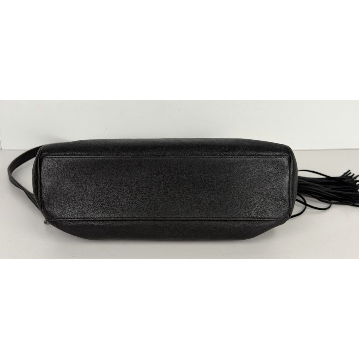 Saint Laurent West Hollywood Medium Chain Crossbody Bag In Black Leather S-10