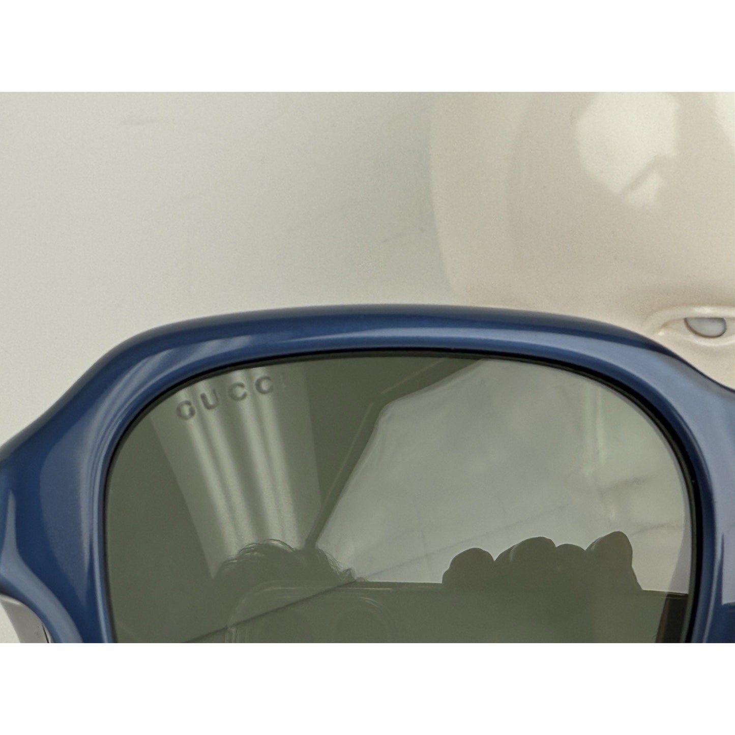 Gucci Logo Rectangular Sunglasses