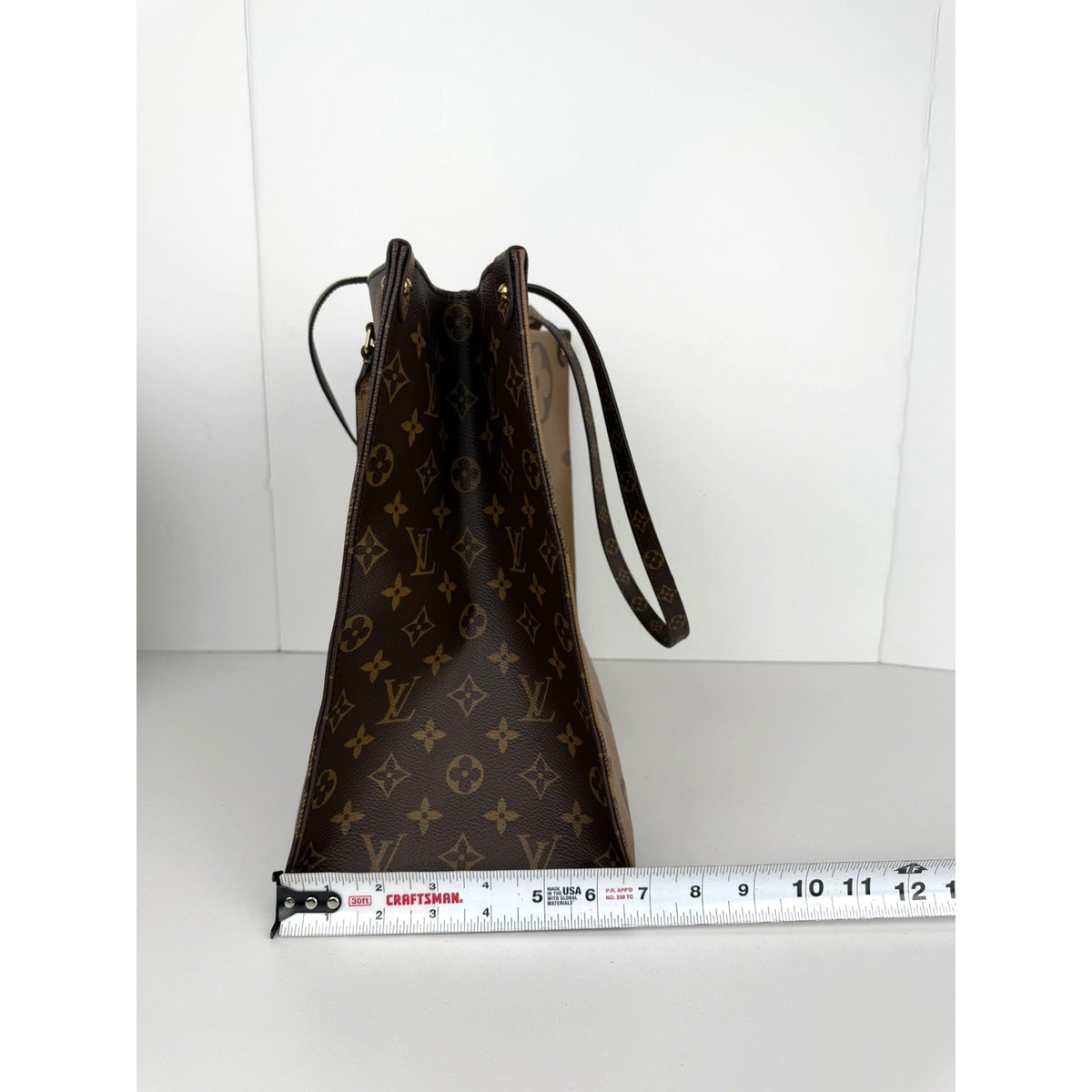 Louis Vuitton OnTheGo GM Tote Bag Brown Reverse Monogram Coated Canvas 2020 R-1