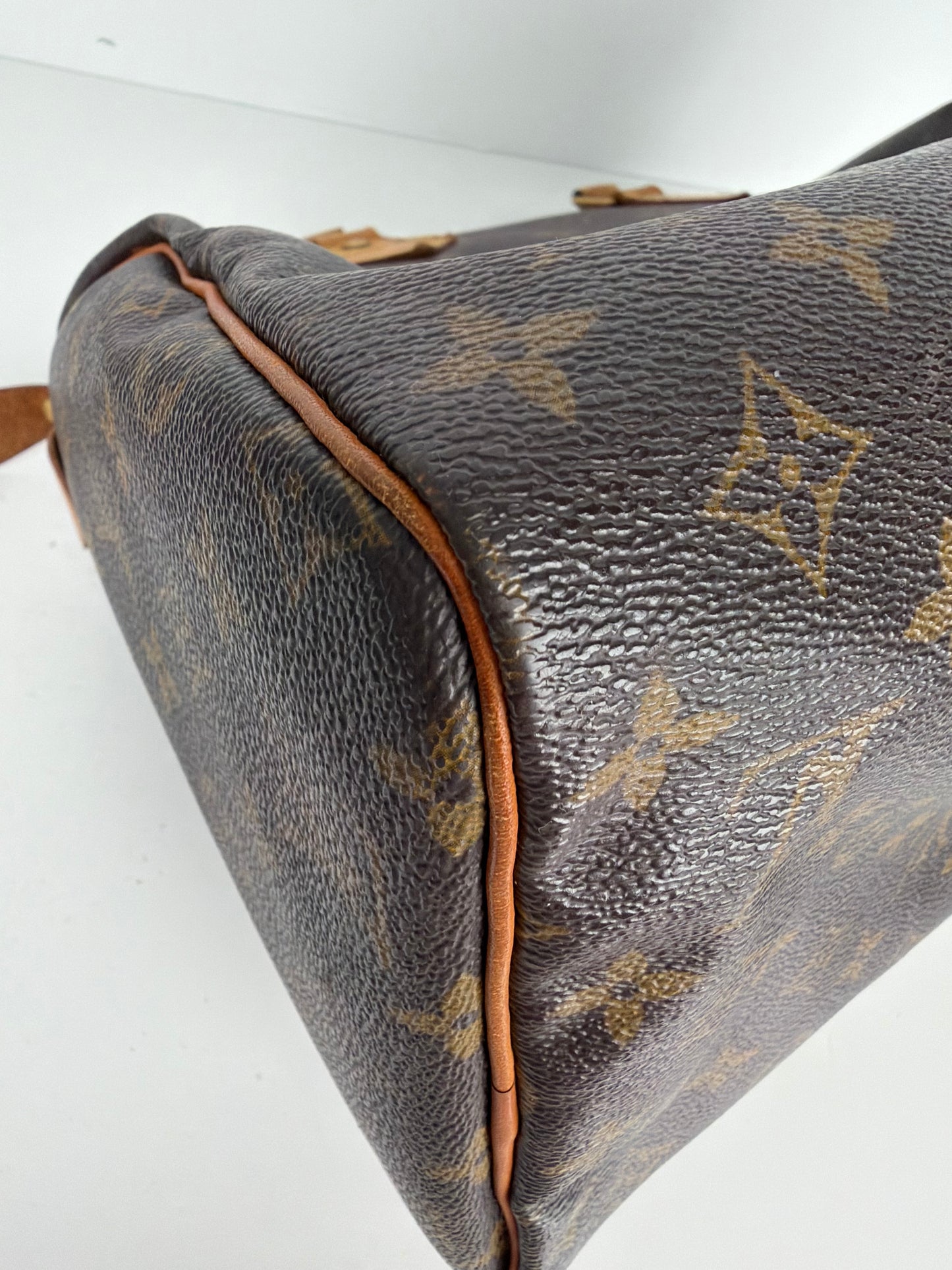 Louis Vuitton Speedy Bag 30 in Brown LV Monogram Coated Canvas 2007 YS