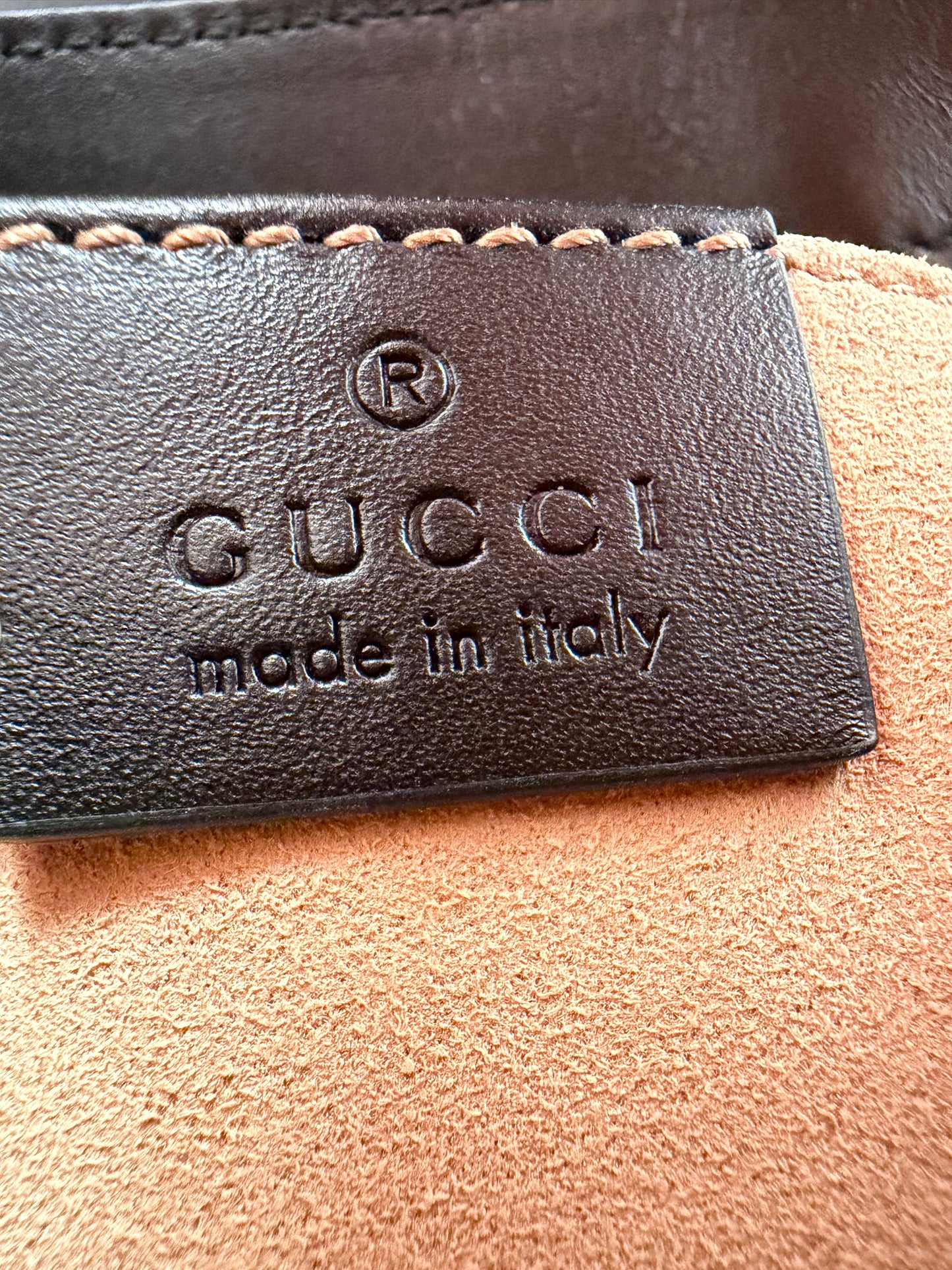 Gucci Padlock Mini Backpack in black Guccissima leather