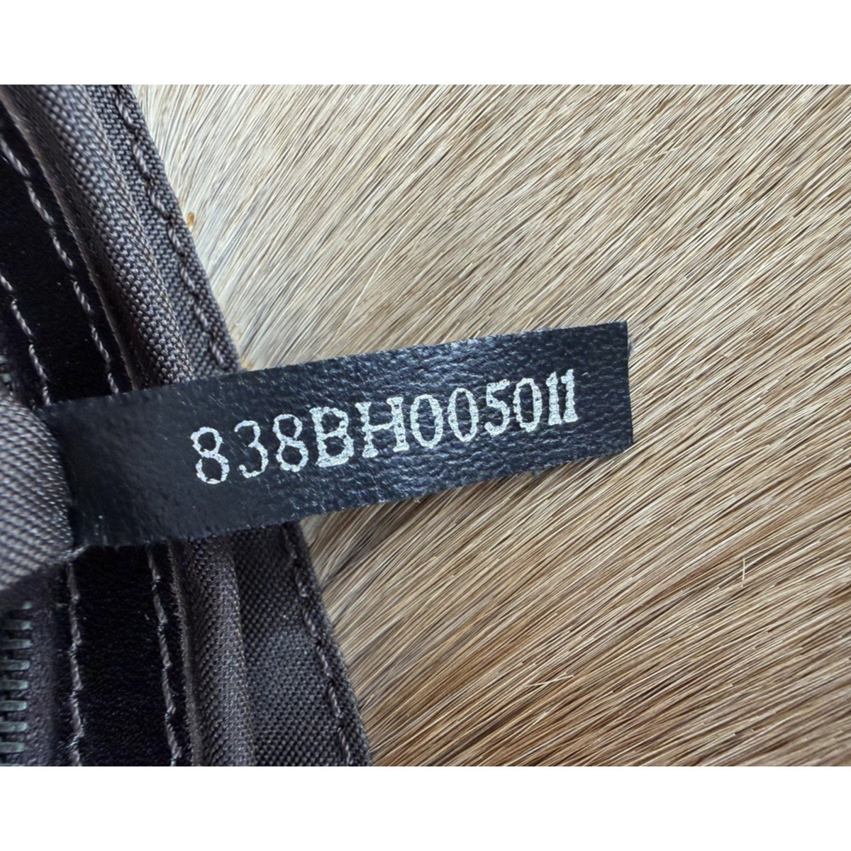 Fendi Brown Gazelle Fur Hair Tote Vintage Bag S-10