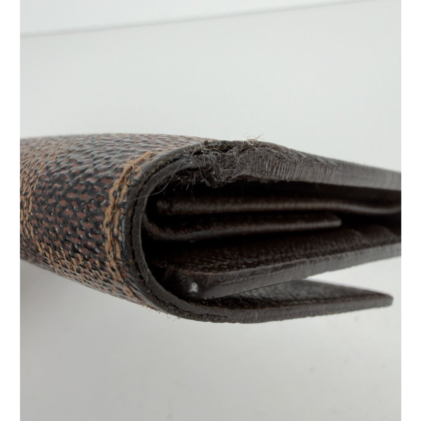 Louis Vuitton Sarah Wallet in Damier Ebene Coated Canvas 2003