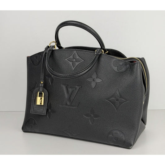 Louis Vuitton Grand Palais Shoulder Bag Black Monogram Empreinte Leather NFC C5