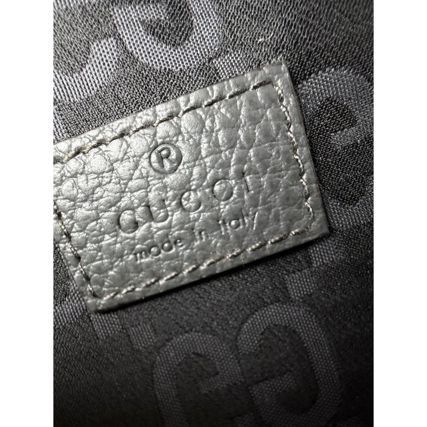 Gucci Belt Bag in Grey Ripstop GG Nylon and Leather for Men S17