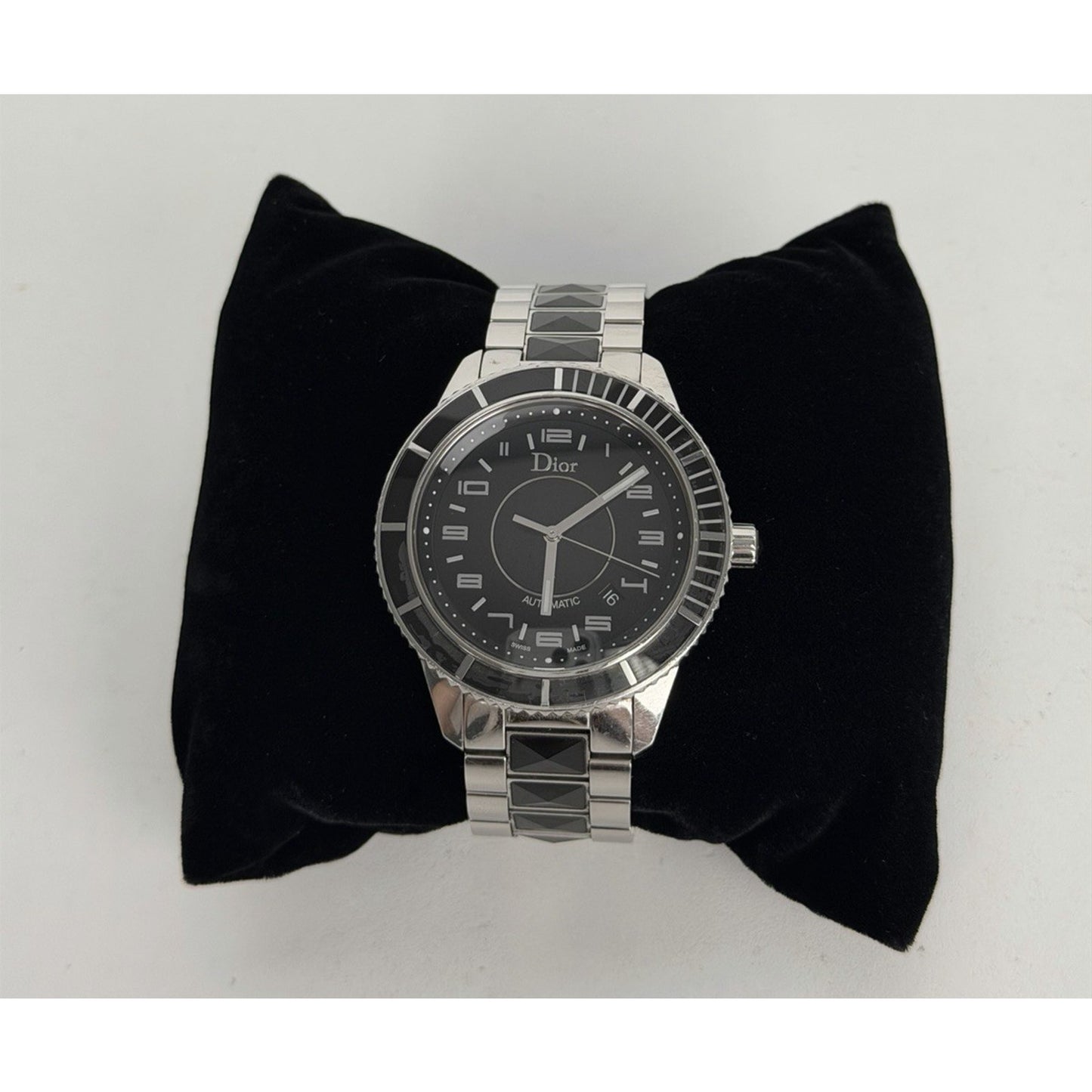 Christian Dior Christal Automatic Watch CD115510M001 Black Dial and Bracelet