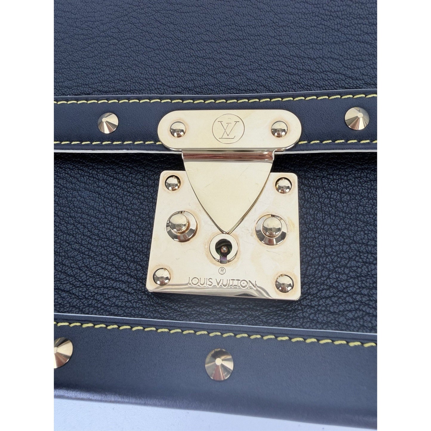 Louis Vuitton Le Talentueux Shoulder Bag Vintage Black Suhali Leather 2003 S13