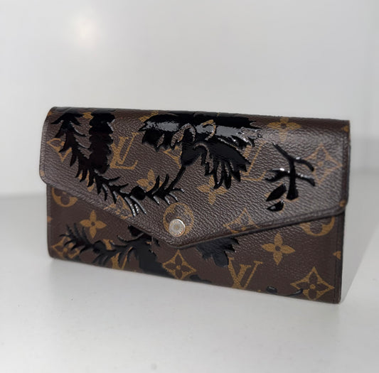 Louis Vuitton Monogram Blossom Sarah Wallet in Brown Monogram Coated Canvas 2018 K1