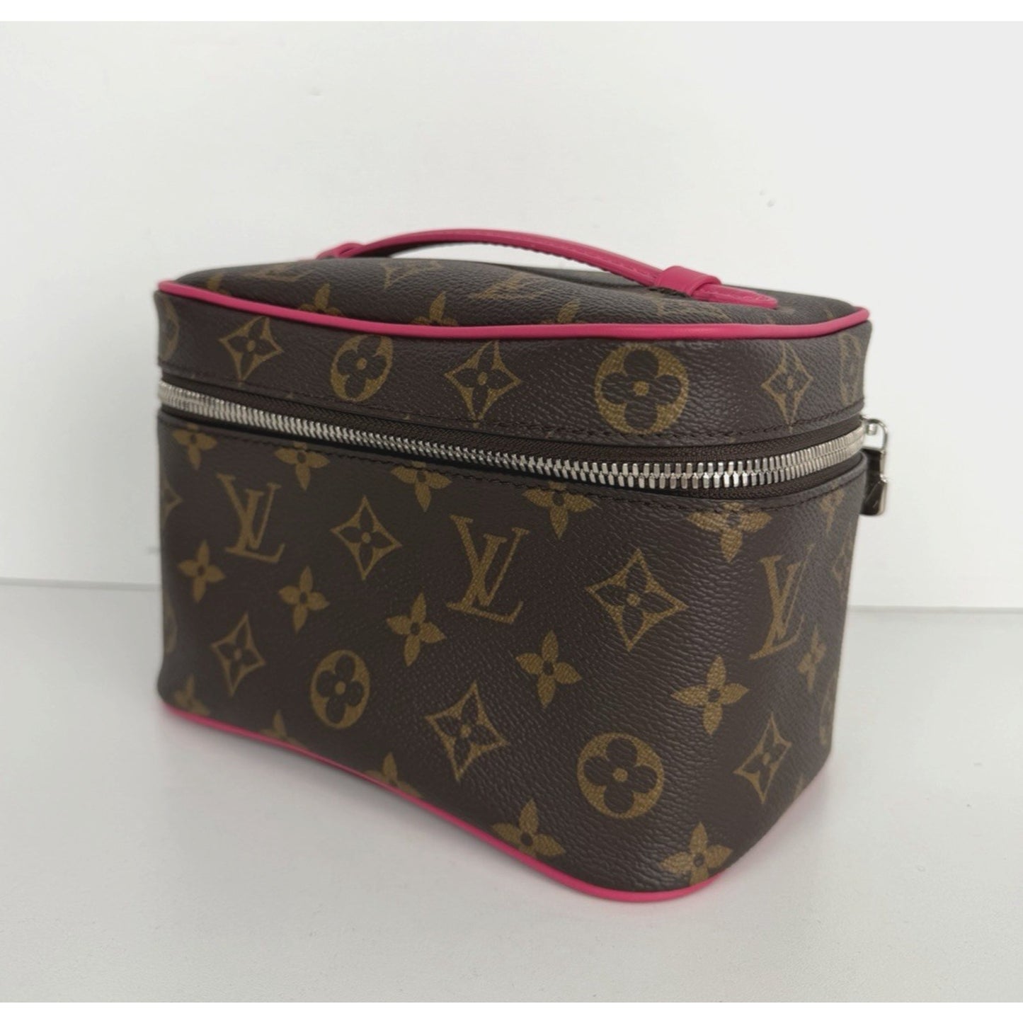 Louis Vuitton Nice Mini Vanity Case in Brown LV Monogram Coated Canvas NFC S-06