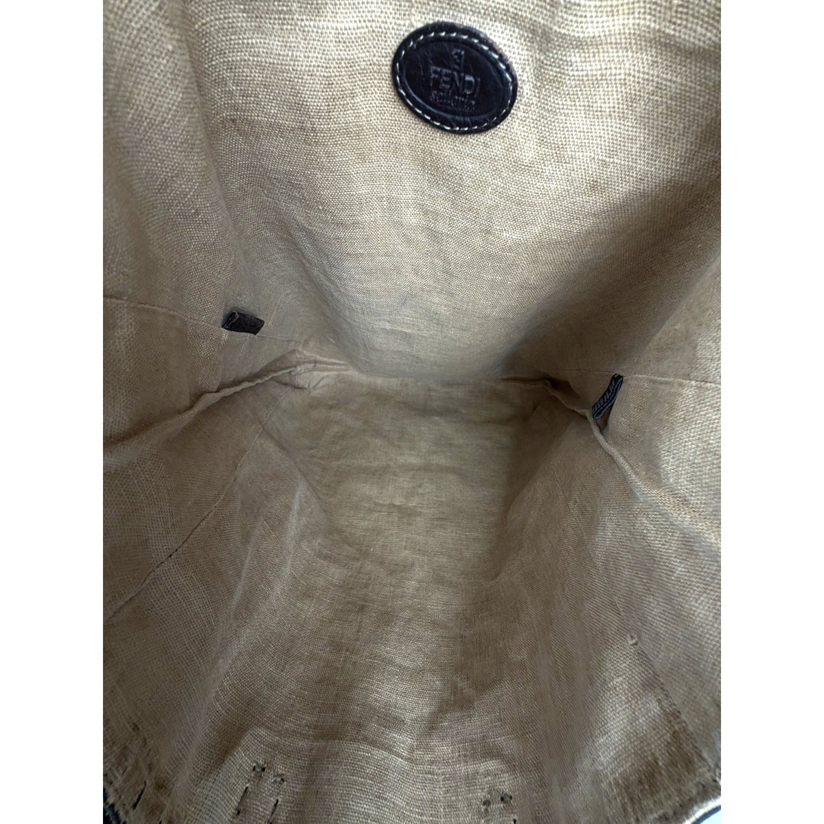 Fendi Zucca Tote Top Handles Bag in Brown Canvas "FF "Monogram S-09
