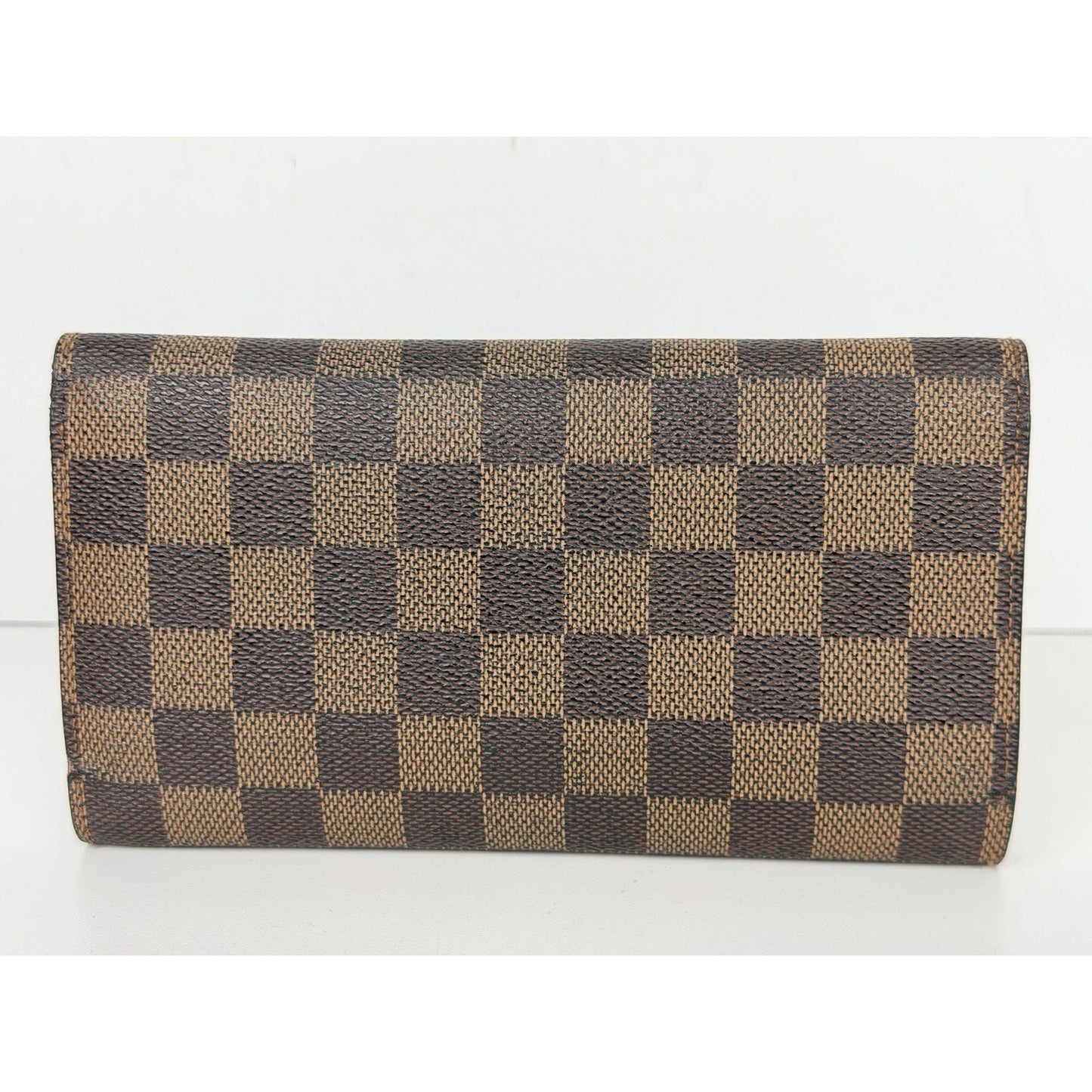 Louis Vuitton Sarah Wallet in Damier Ebene Coated Canvas 2003