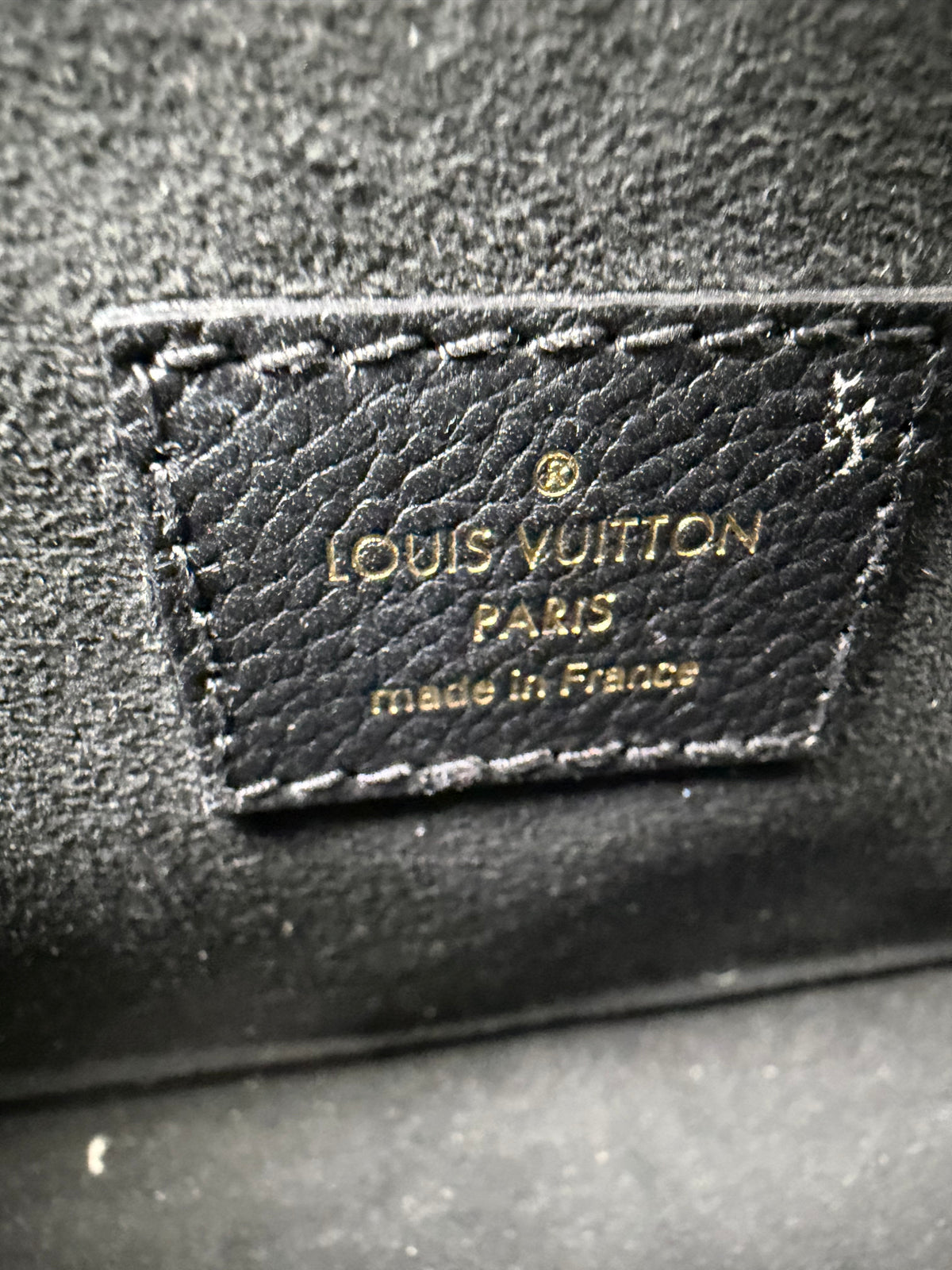 Louis Vuitton Favorite Crossbody Bag in Black Giant Monogram Empreinte Leather NFC YC2
