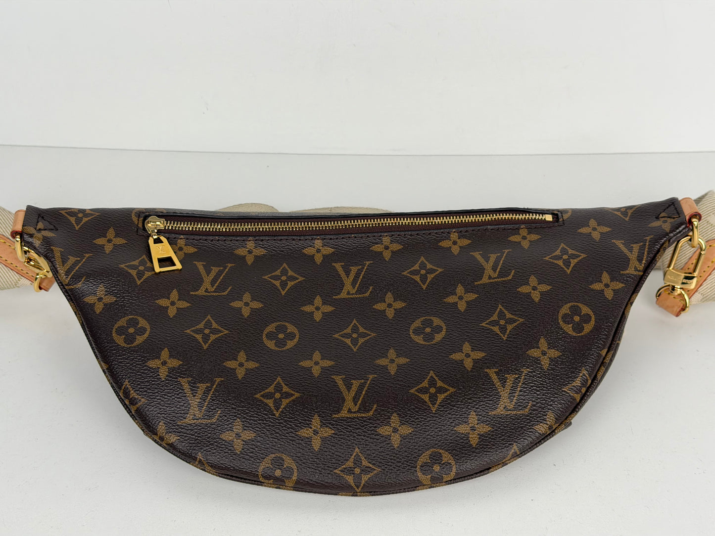 Louis Vuitton High Rise Bumbag in Monogram Coated Canvas NFC