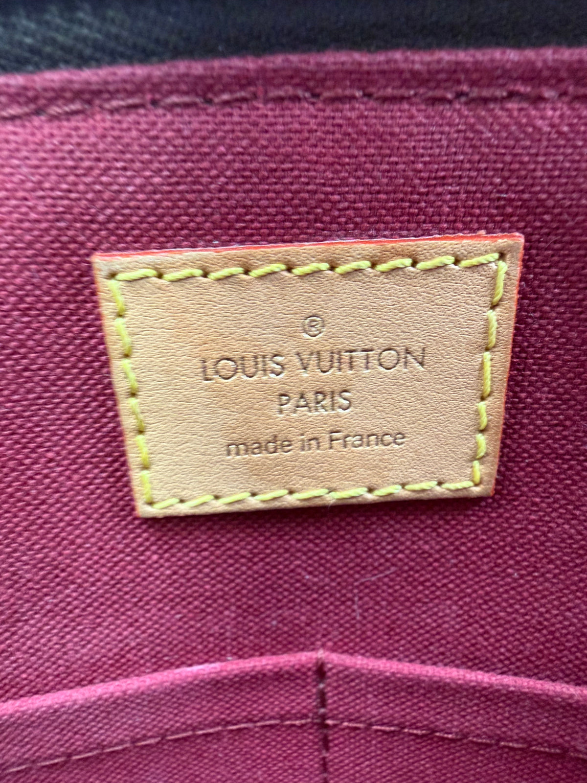 Louis Vuitton Petit Palais Top Handle Bag in Brown LV Monogram Canvas NFC YS07