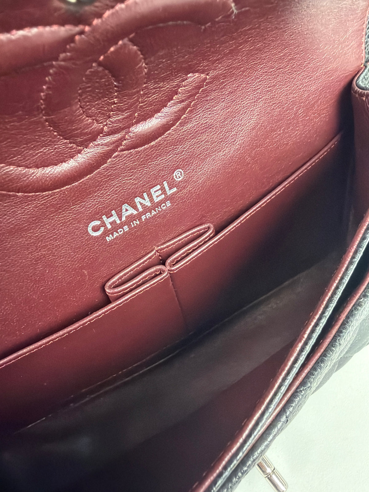 Chanel Timeless Classic Double Flap Caviar Medium 2012