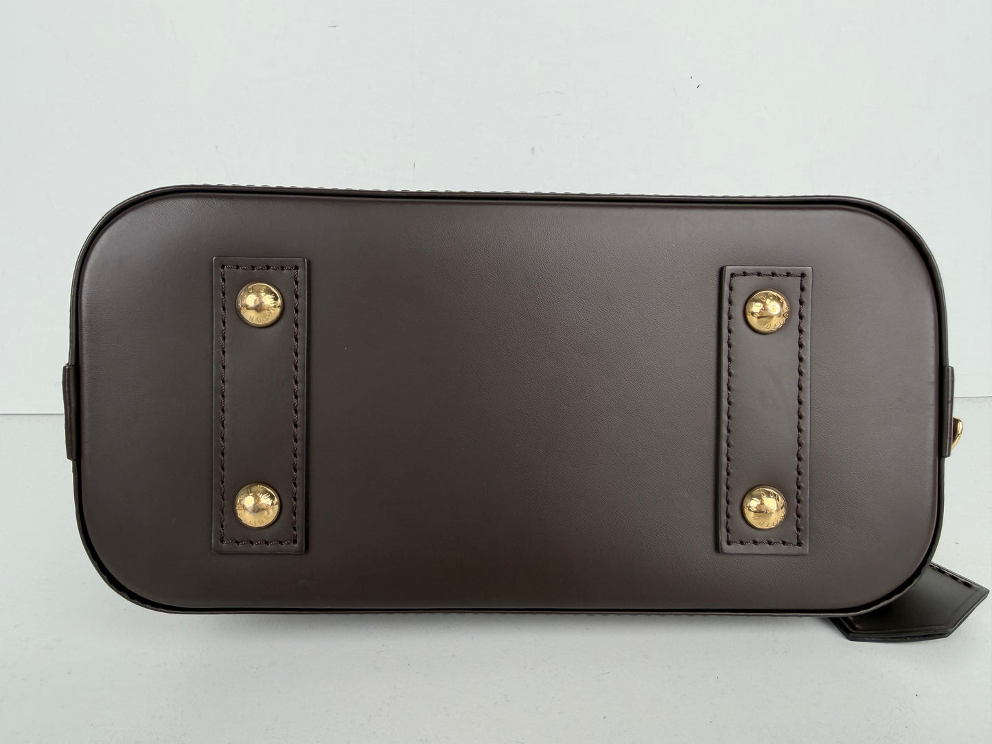 Louis Vuitton Alma BB Bag in Damier Ebene Coated Canvas NFC C-9