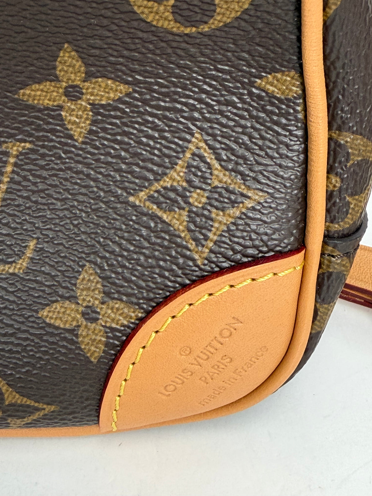 Louis Vuitton Deauville Mini Crossbody Bag in Brown LV Monogram Canvas NFC YC3