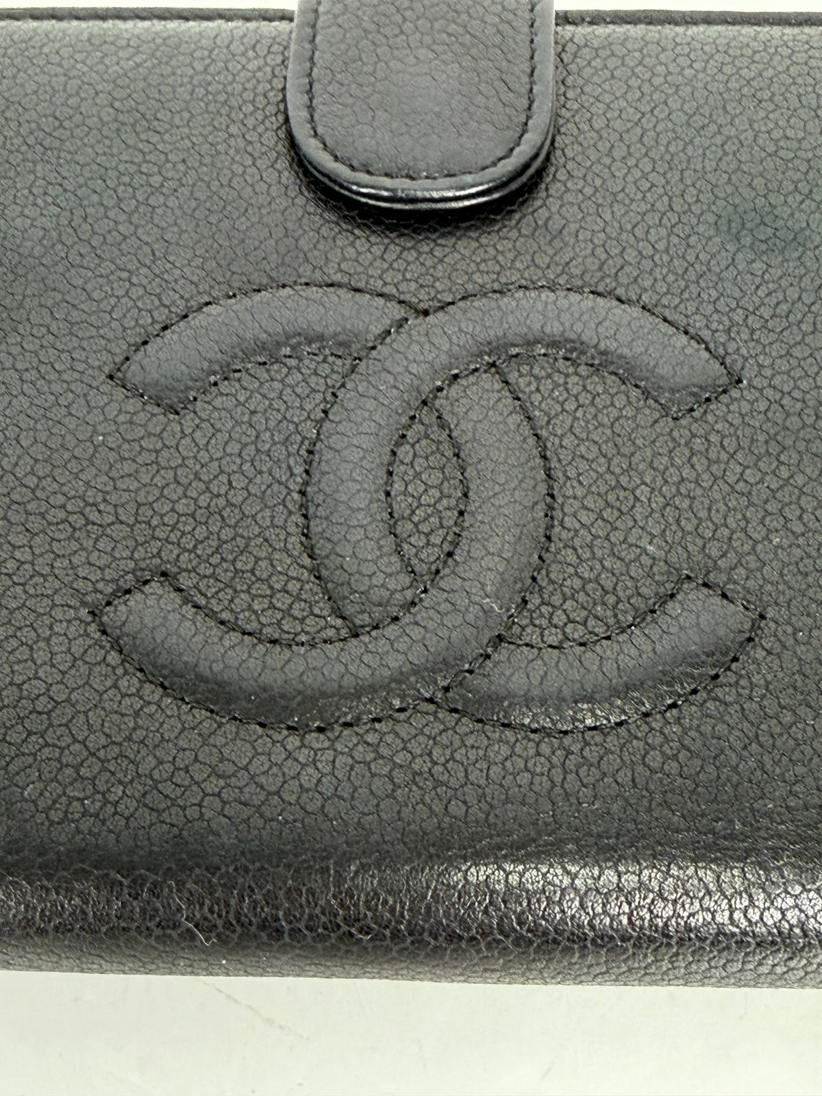 Chanel Timeless CC French Wallet in Black Caviar Leather 2008-2009 YK4