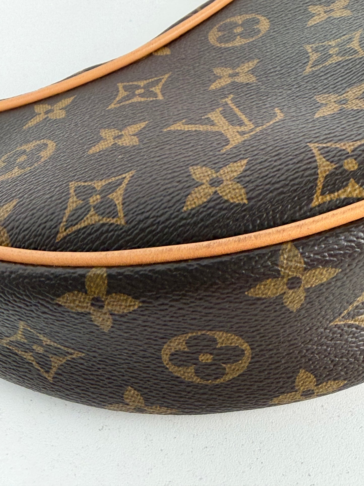 Louis Vuitton Loop Shoulder Bag in Brown LV Monogram Coated Canvas NFC YE-1