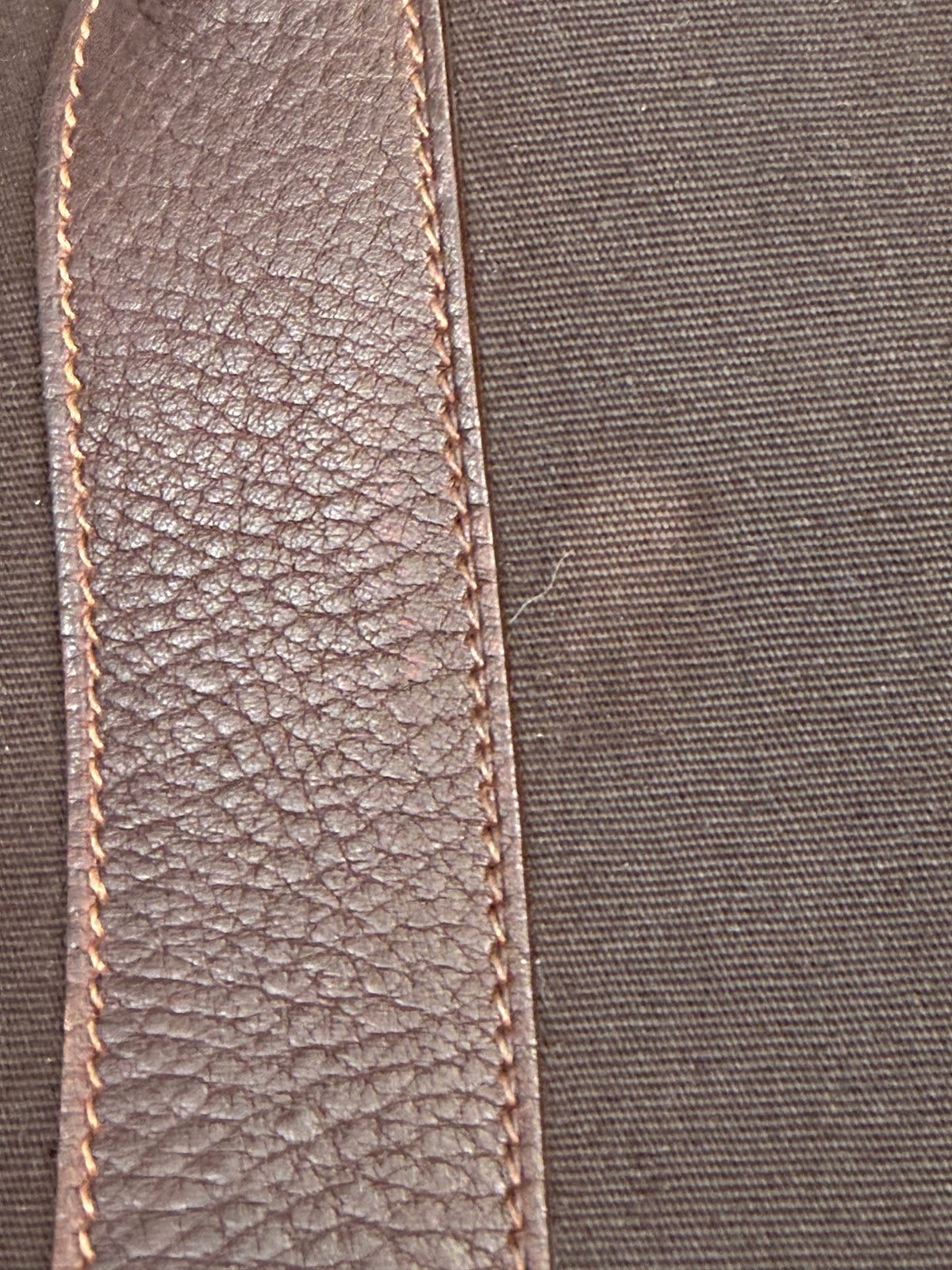 Hermes Toile Militaire Garden Party 36 Tote Bag Vintage in Brown Canvas 2004 YU-3