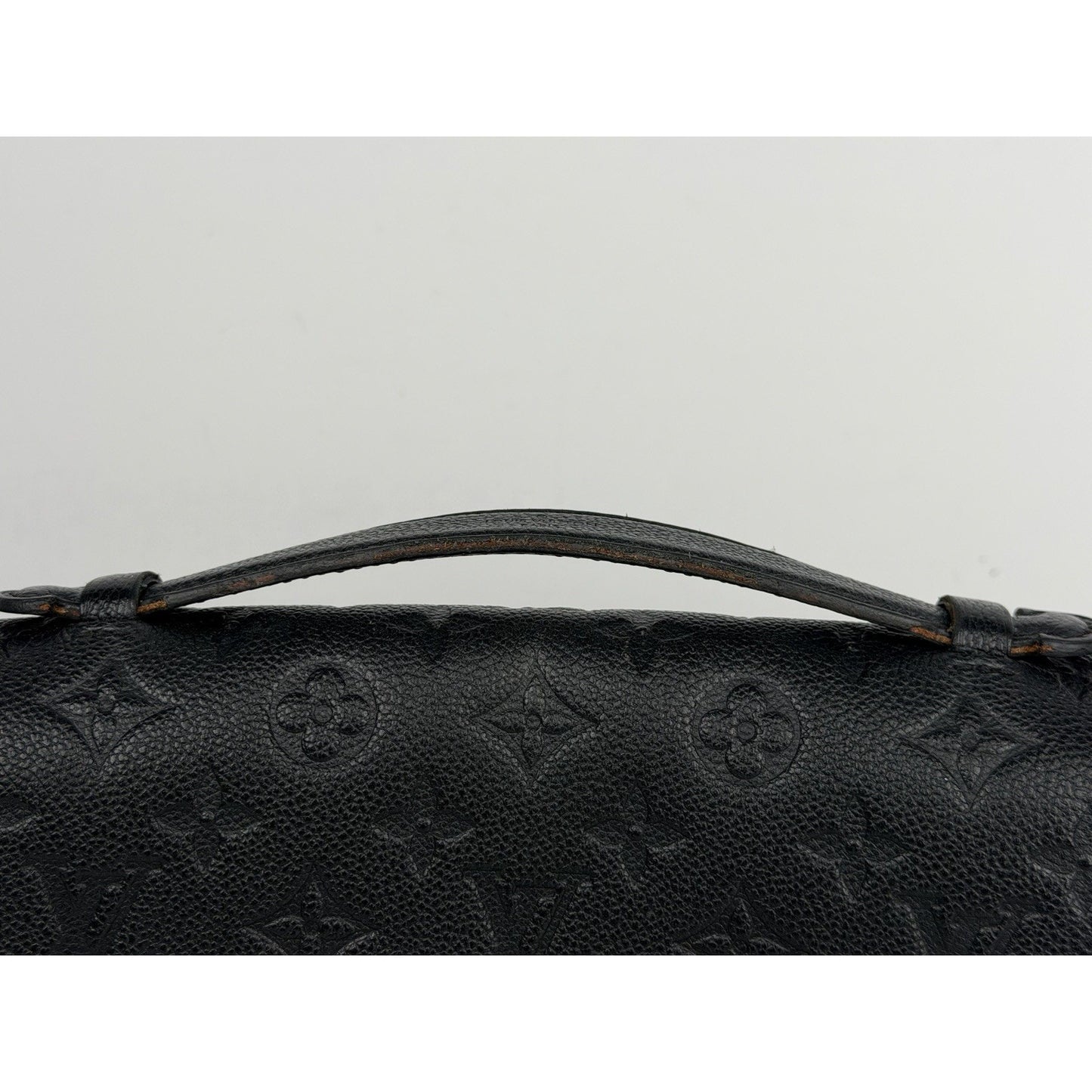 Louis Vuitton Pochette Metis Bag in Black Monogram Empreinte Leather NFC F2