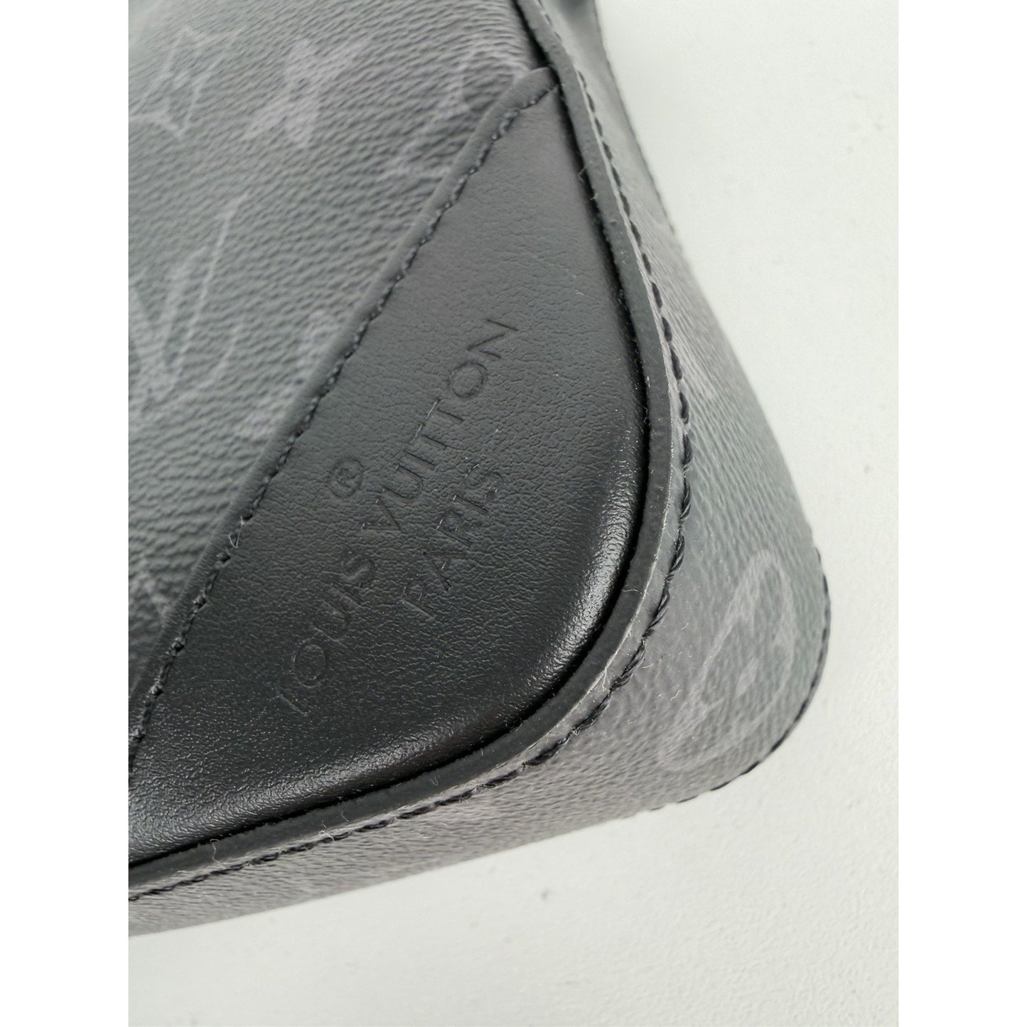 Louis Vuitton Monogram Eclipse Trio Messenger Bag in Black Coated Canvas NFC S