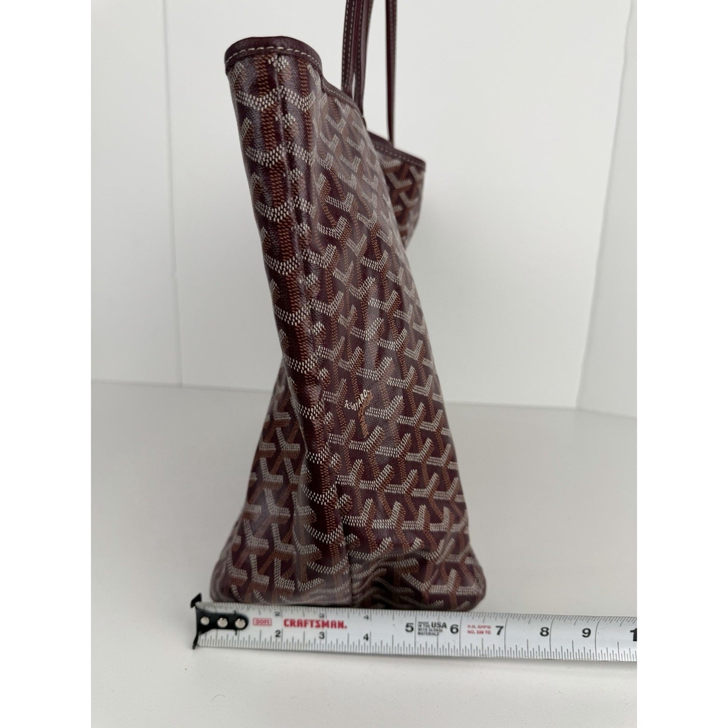 Goyard Saint Louis Tote Bag GM in Burgundy Goyardine Coated Canvas B-4