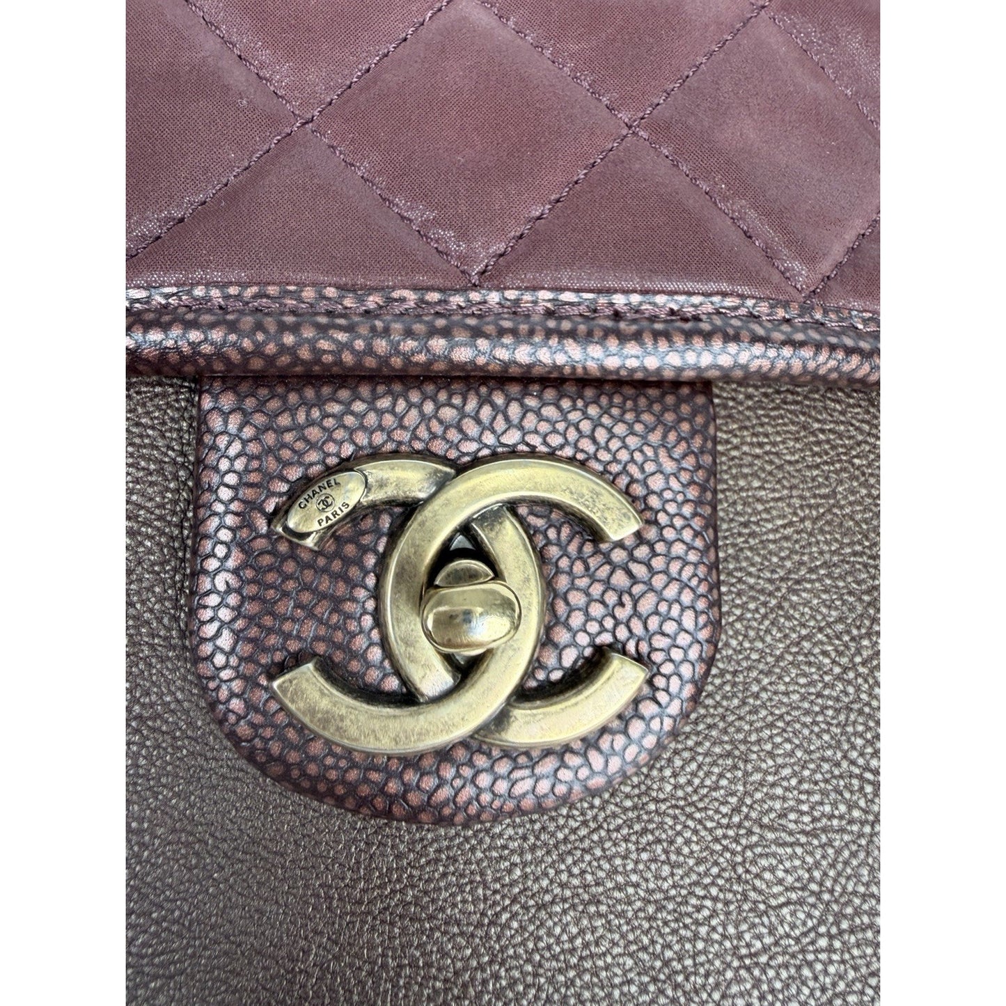 Chanel Paris-Bombay Back to School Messenger Bag Iridescent Burgundy 2012-2013D4