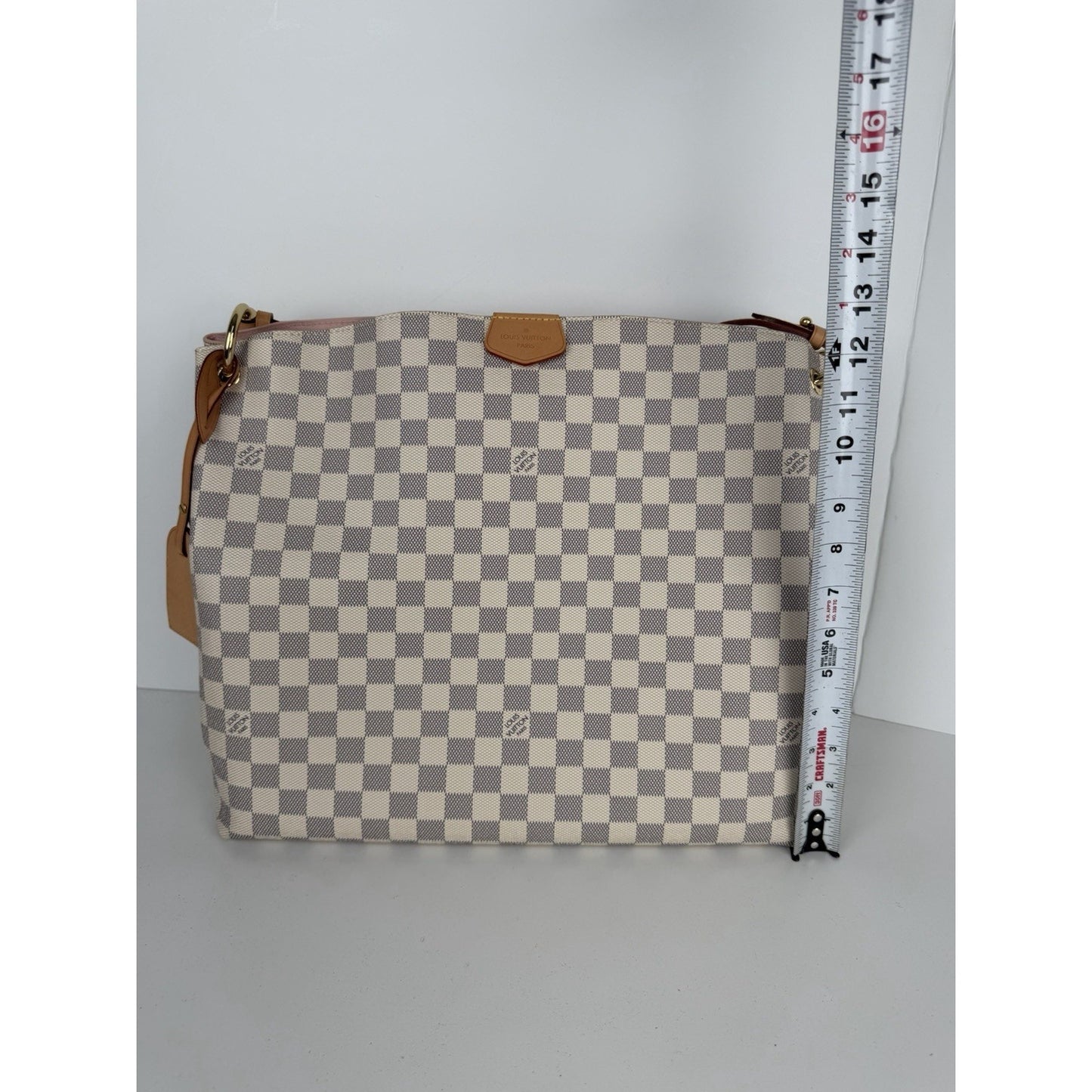 Louis Vuitton Graceful Bag MM in Damier Azur Coated Canvas B-1