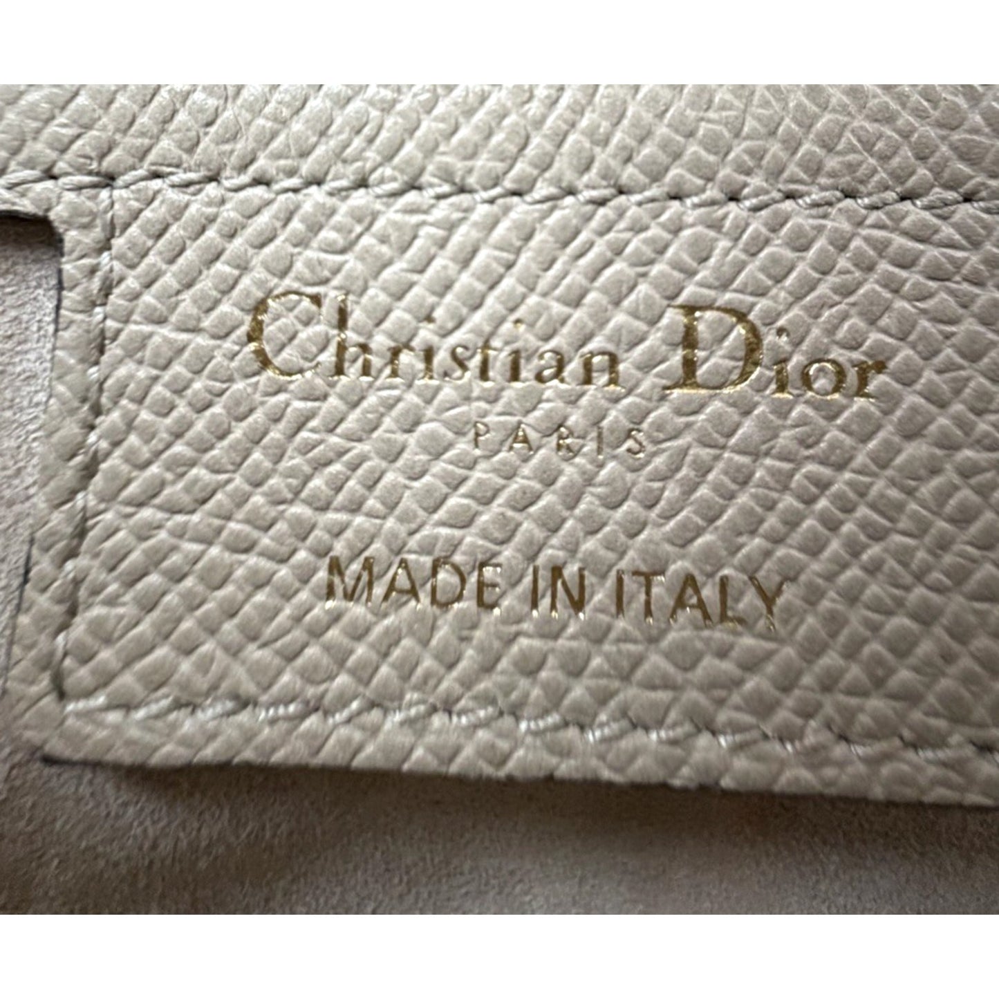 Christian Dior Saddle Medium Bag in Warm Taupe Grained Calfskin Leather 2023 E-3