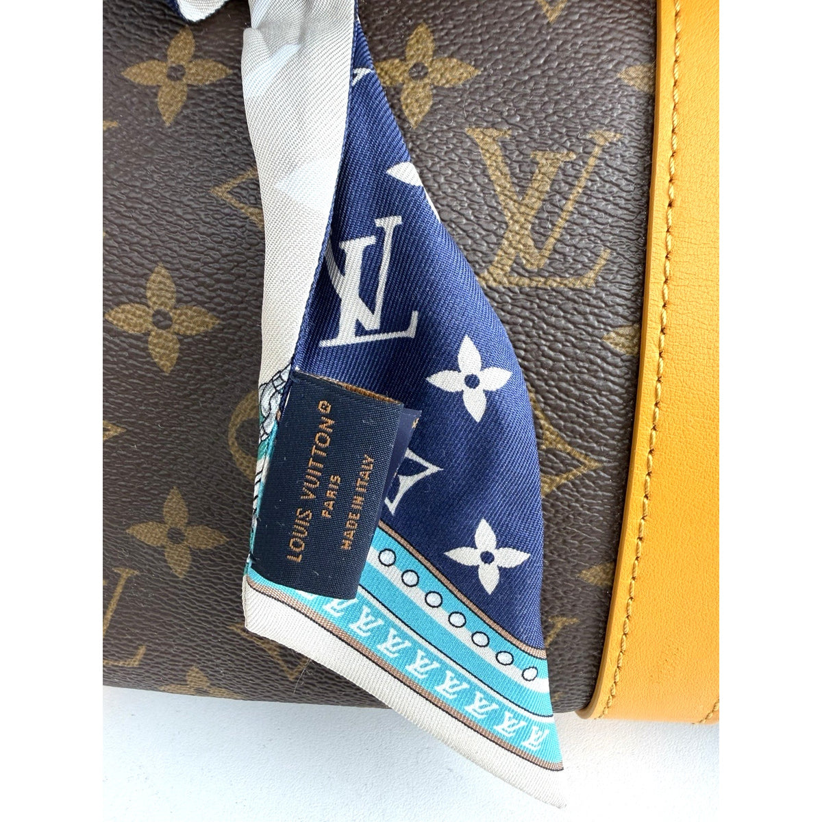 Louis Vuitton Keepall Bandouliere 50 Duffle Bag in Brown Coated Canvas NFC E-1