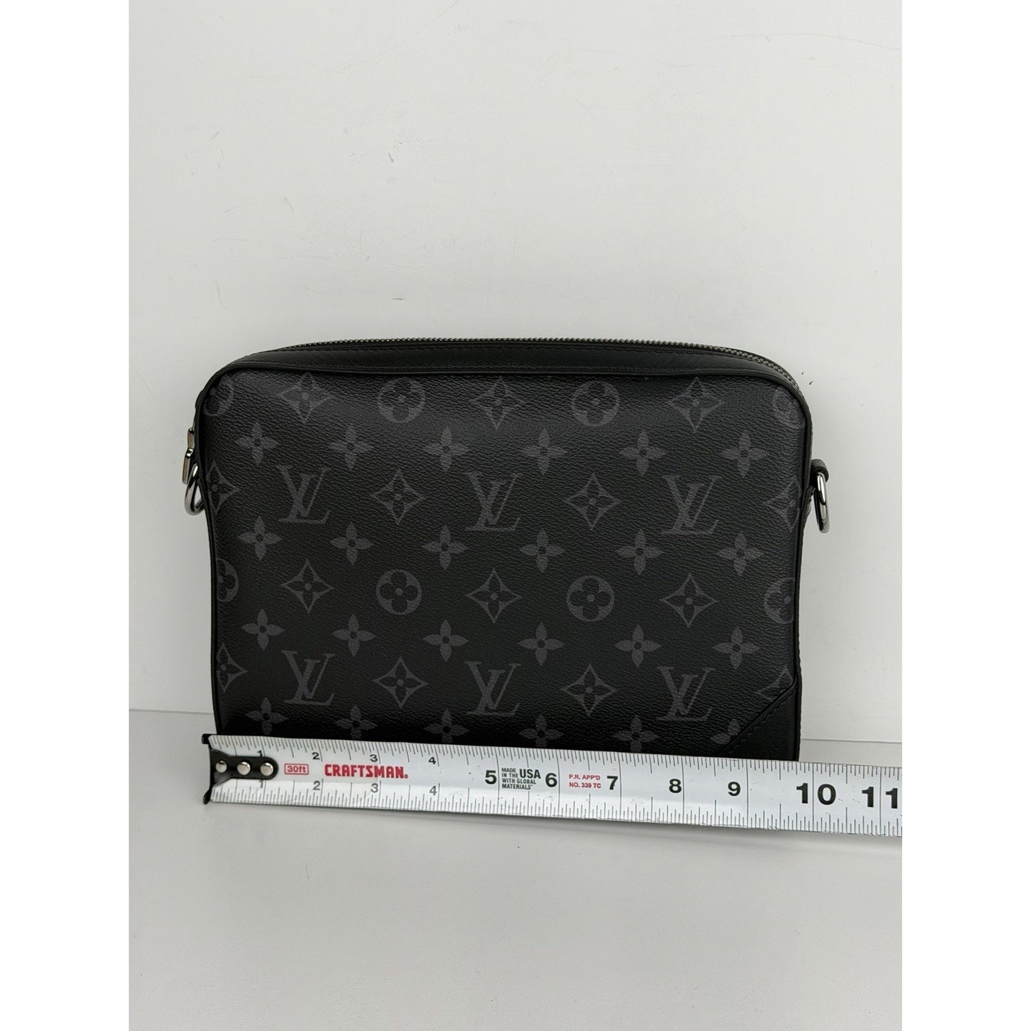 Louis Vuitton Monogram Eclipse Trio Messenger Bag in Black Coated Canvas NFC S