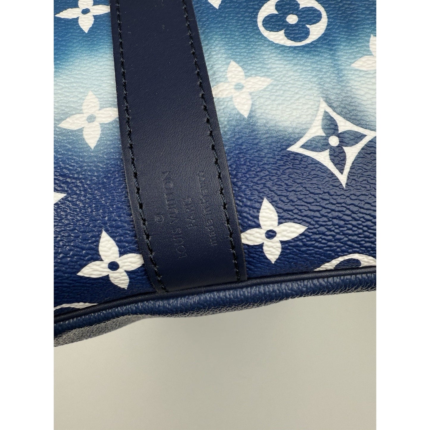 Louis Vuitton Escale Blue Keepall 50 Duffle Giant Monogram Bag