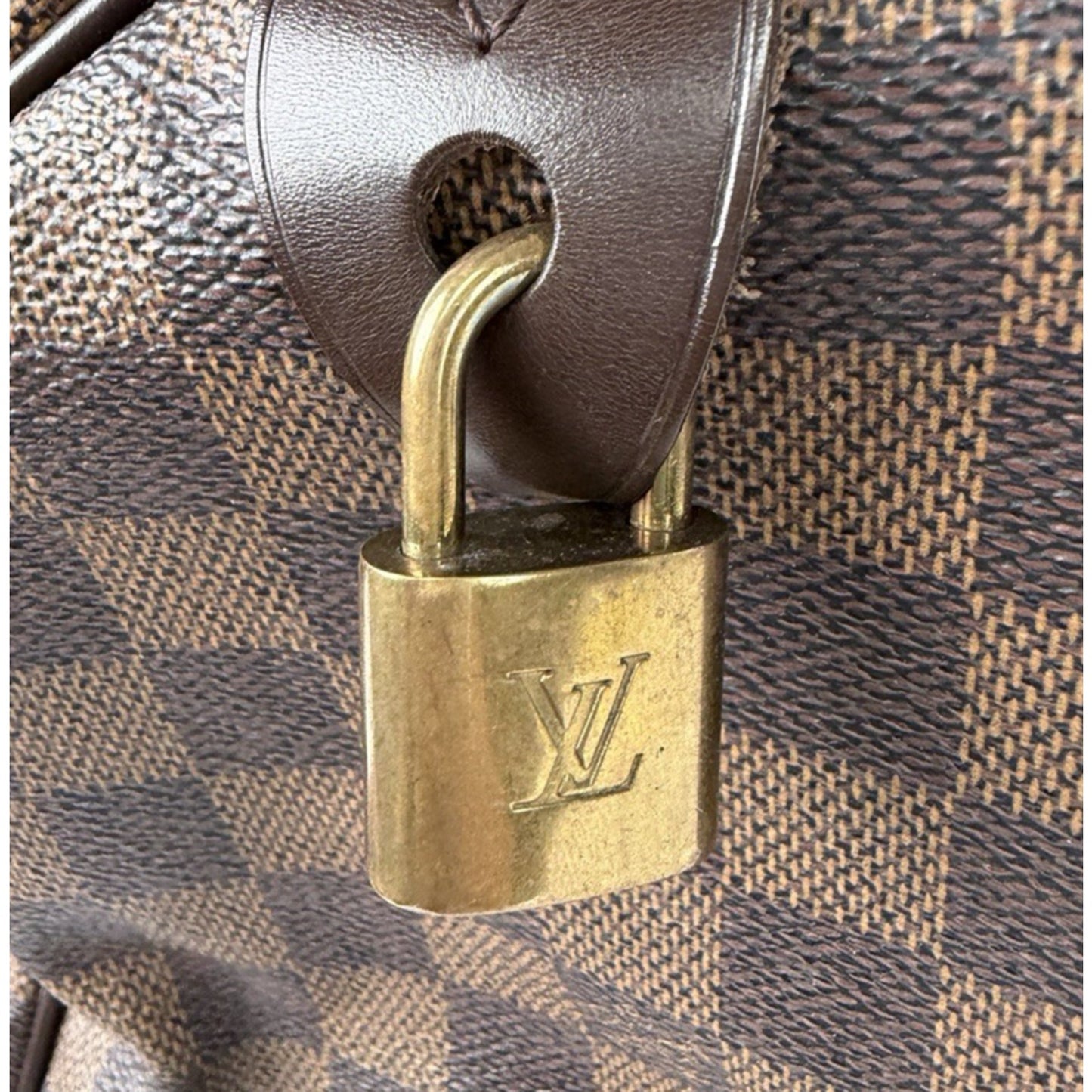 Louis Vuitton Speedy 30 Damier Ebene Top Handle Bag (2007) S14