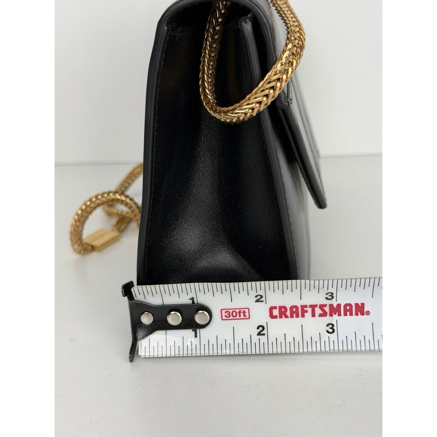 Saint Laurent Betty Shoulder Bag Small in Black Leather with a Chain Strap S13