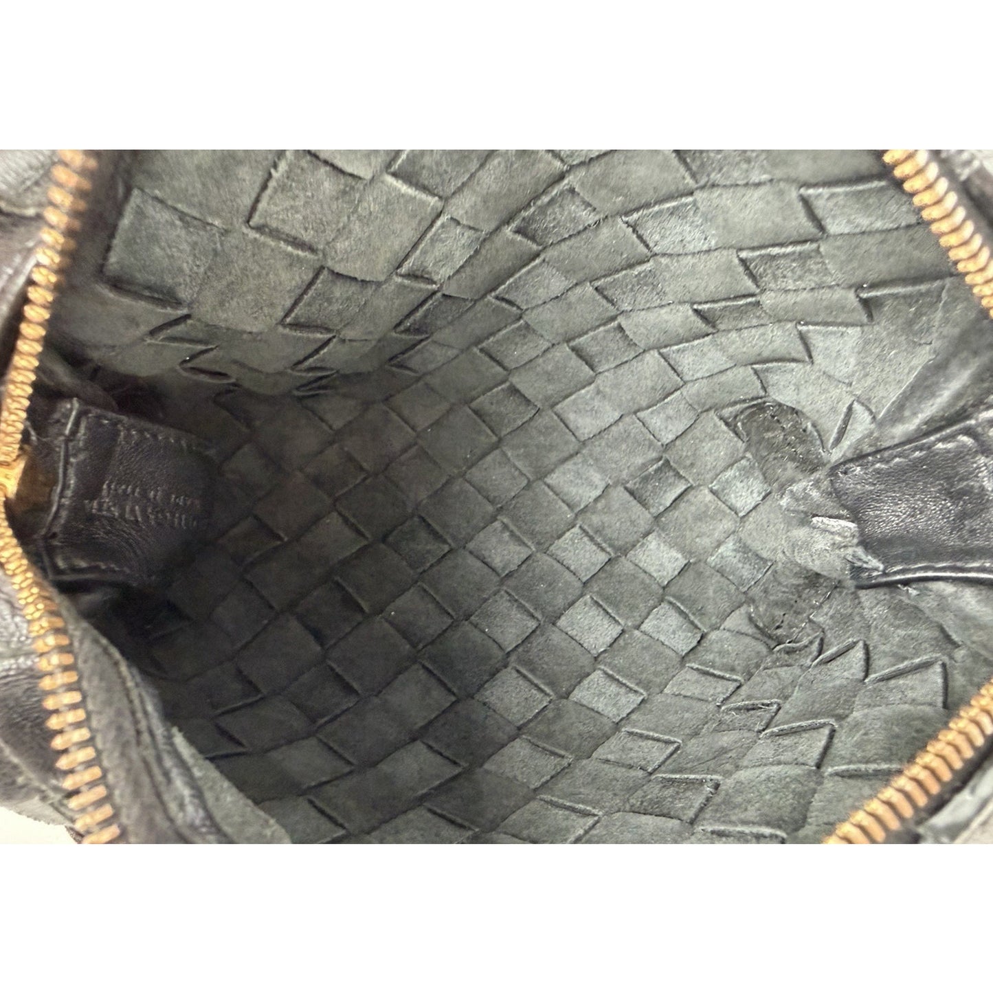Bottega Veneta Mini Loop Camera Crossbody Bag Black Leather Knot Details S19