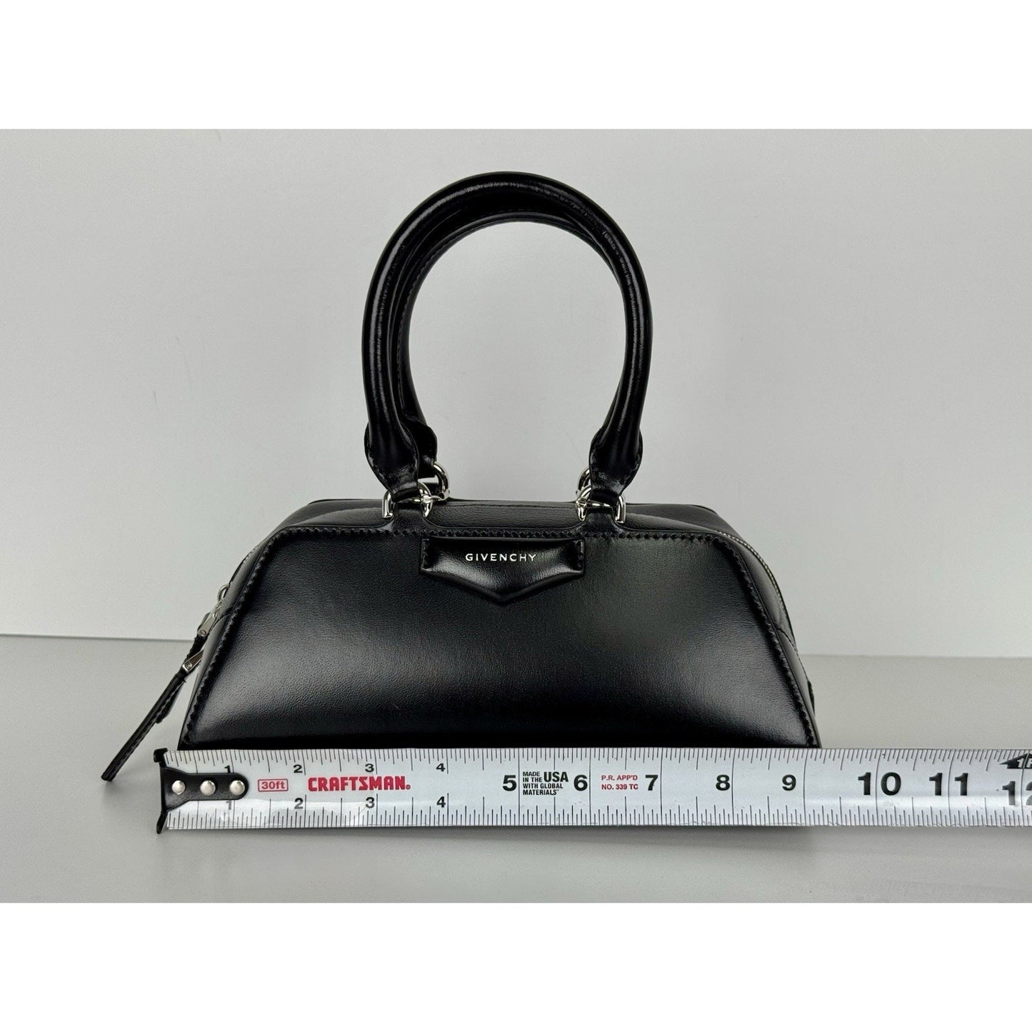 Givenchy Antigona East West Small Bag in Black Leather B-1